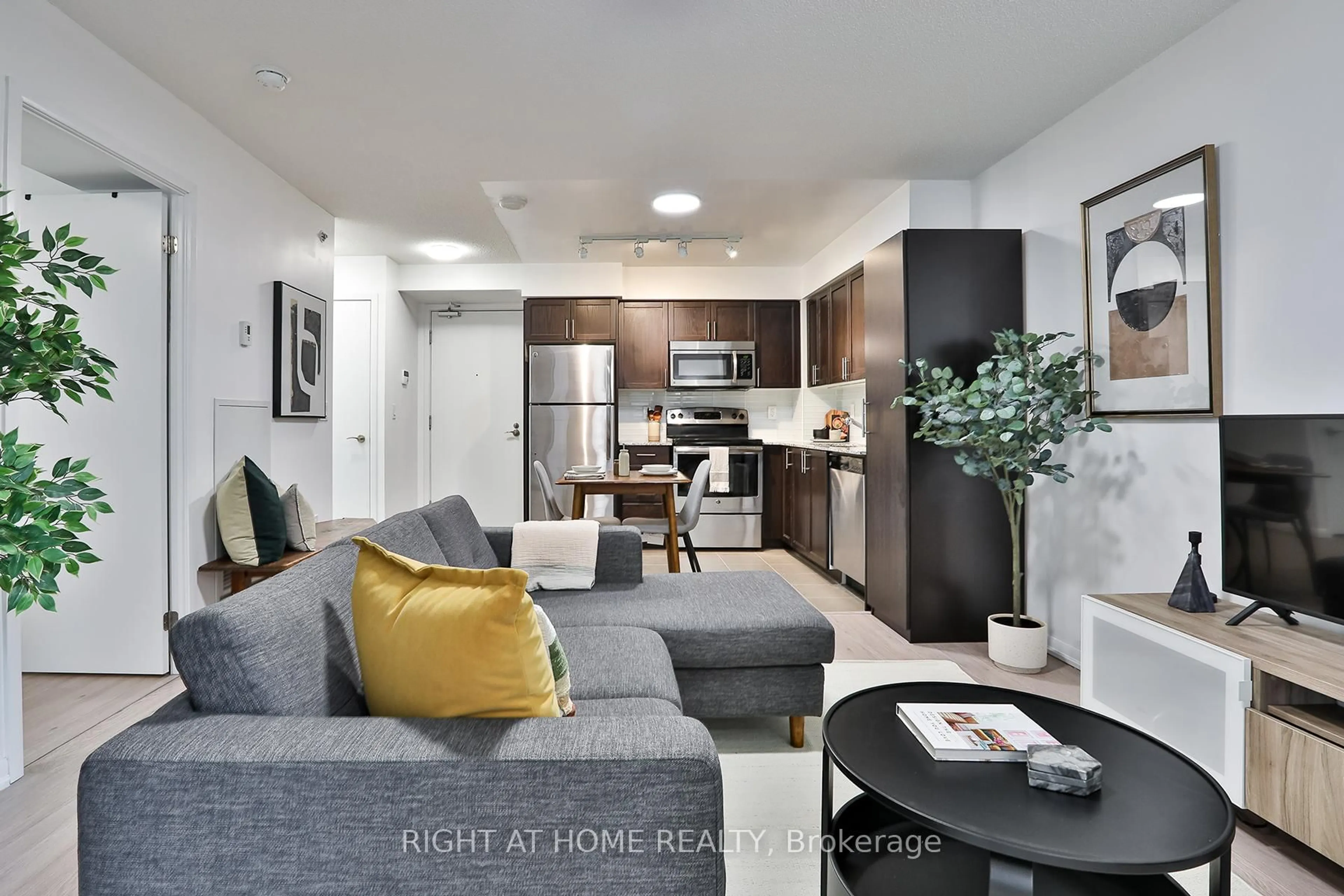 Living room with furniture, unknown for 830 Lawrence Ave #335, Toronto Ontario M6A 0B6