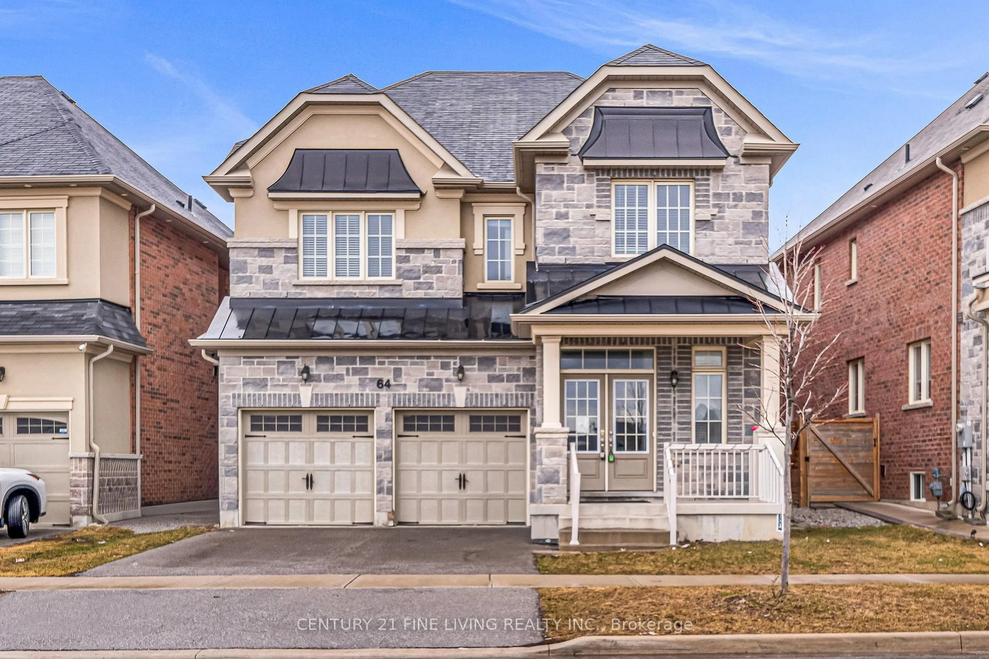 Home with brick exterior material, street for 64 GEORGE GRAY Dr, Brampton Ontario L6R 4B4