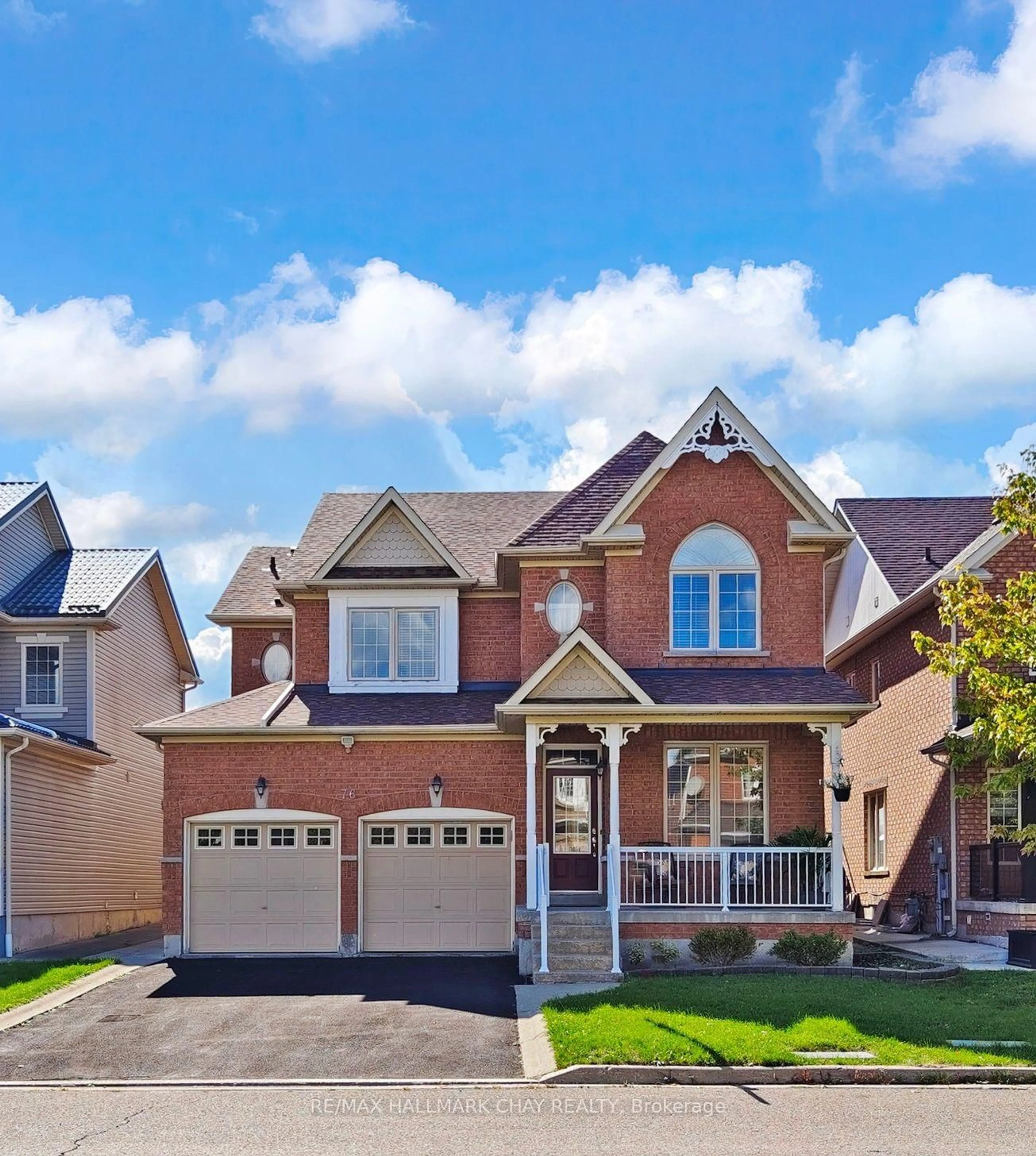 Home with brick exterior material, street for 76 Cobblestone Crt, Brampton Ontario L6R 2S4