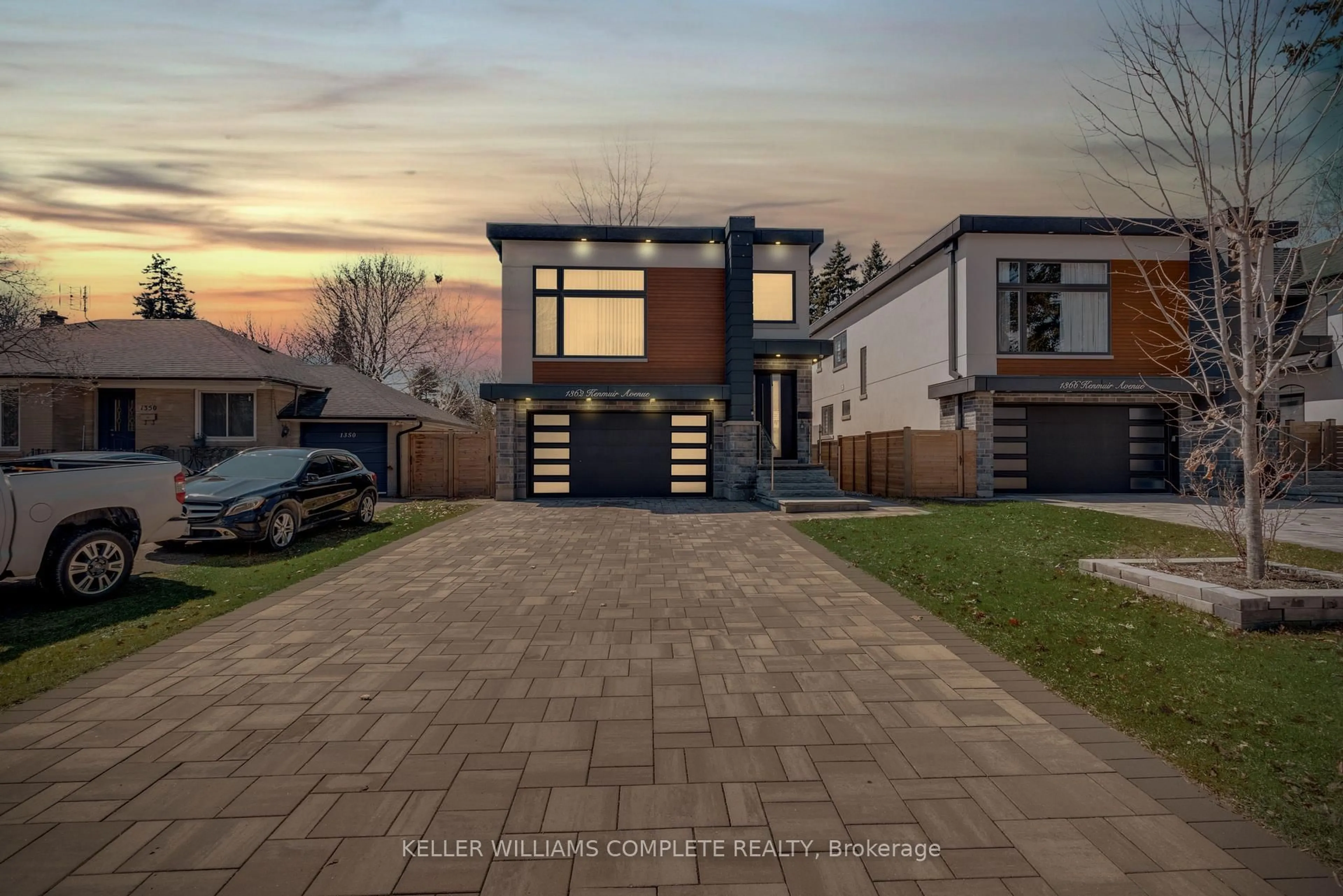 Home with brick exterior material, street for 1362 KENMUIR Ave, Mississauga Ontario L5G 4B4