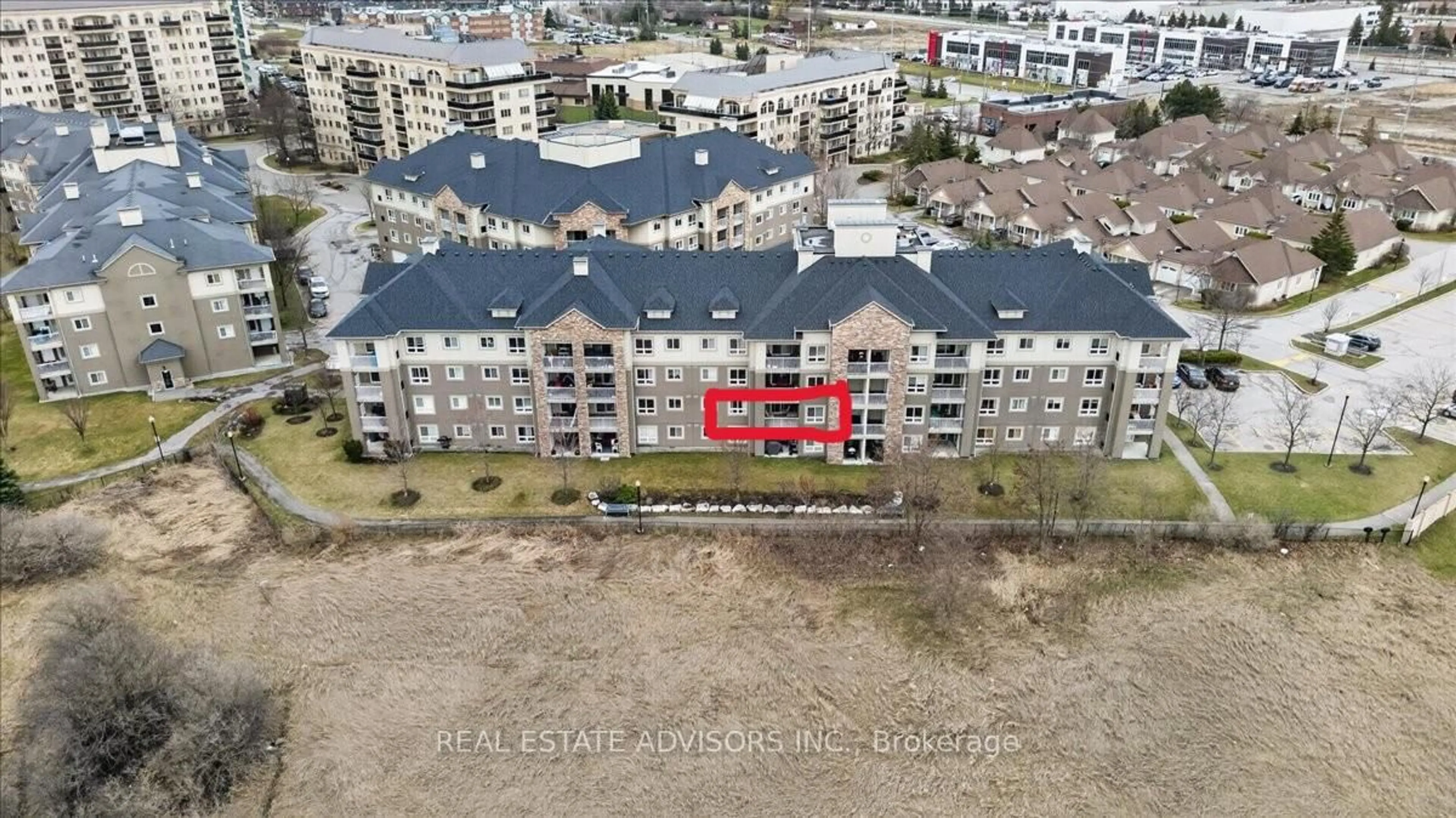 A pic from outside/outdoor area/front of a property/back of a property/a pic from drone, city buildings view from balcony for 6 Dayspring Circ #2208, Brampton Ontario L6P 2Z6