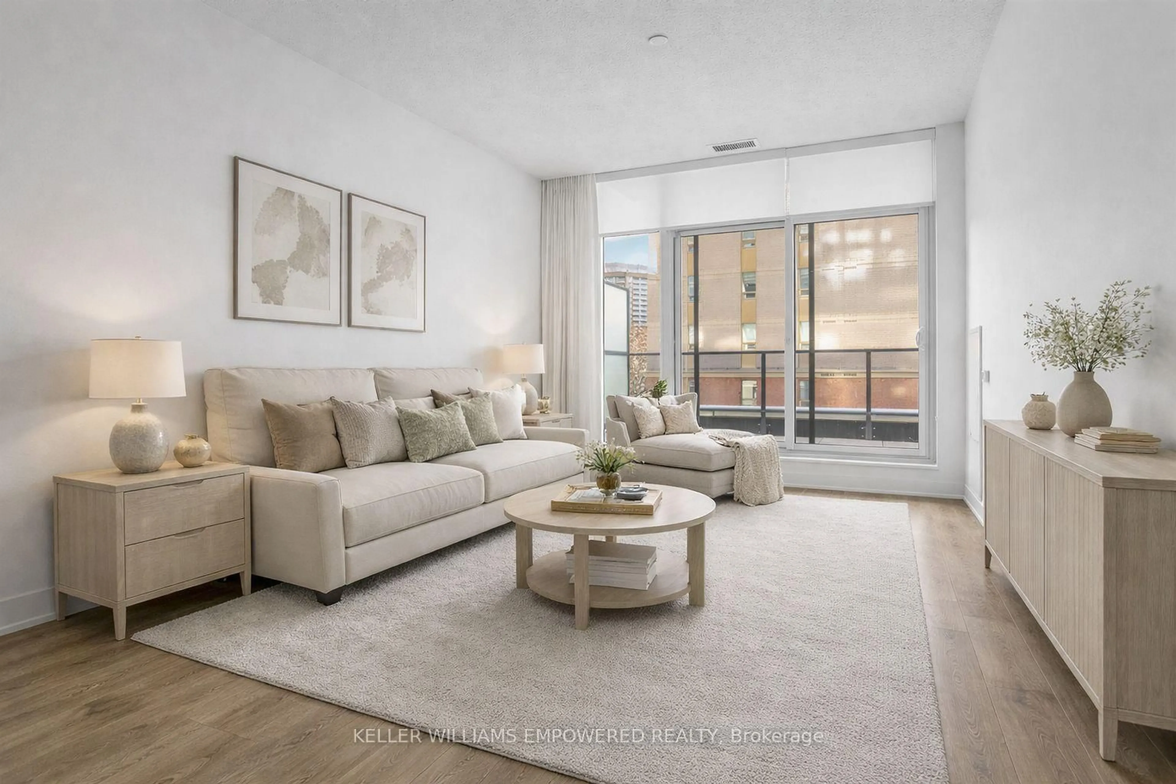 Living room with furniture, unknown for 202 Burnhamthorpe Rd #303, Mississauga Ontario L5A 0B2