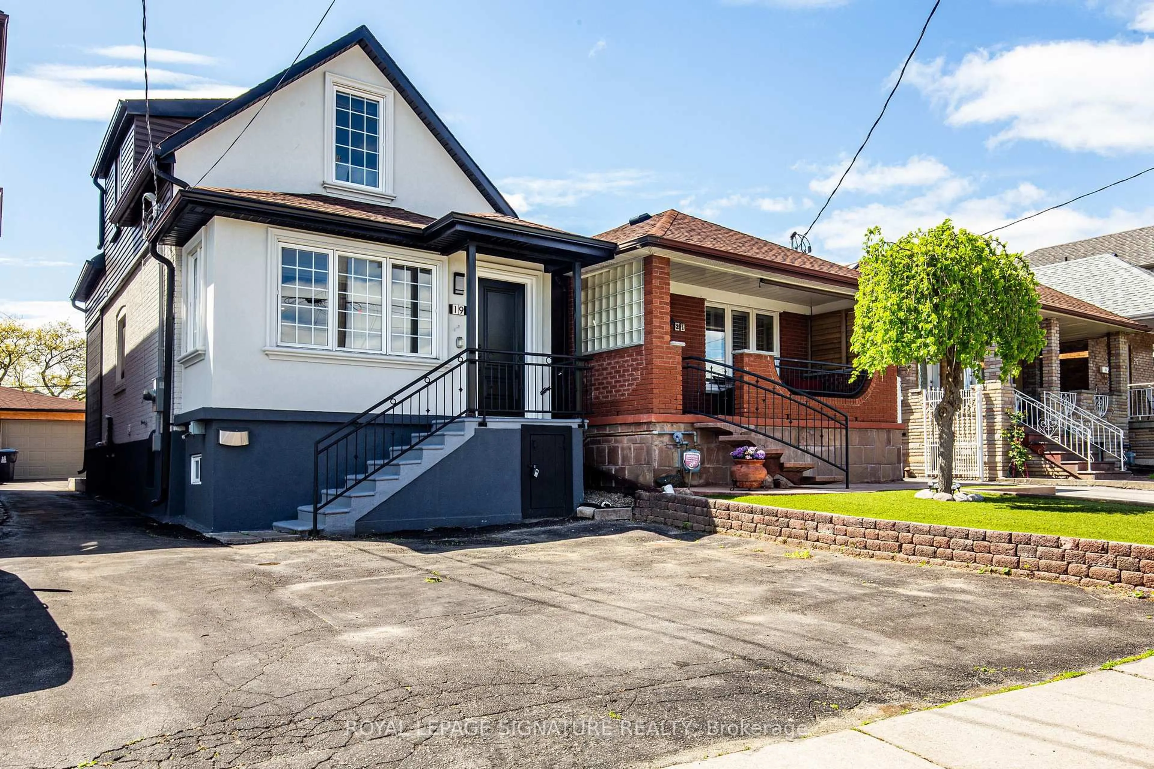 Home with brick exterior material, street for 19 Schell Ave, Toronto Ontario M6E 2S7