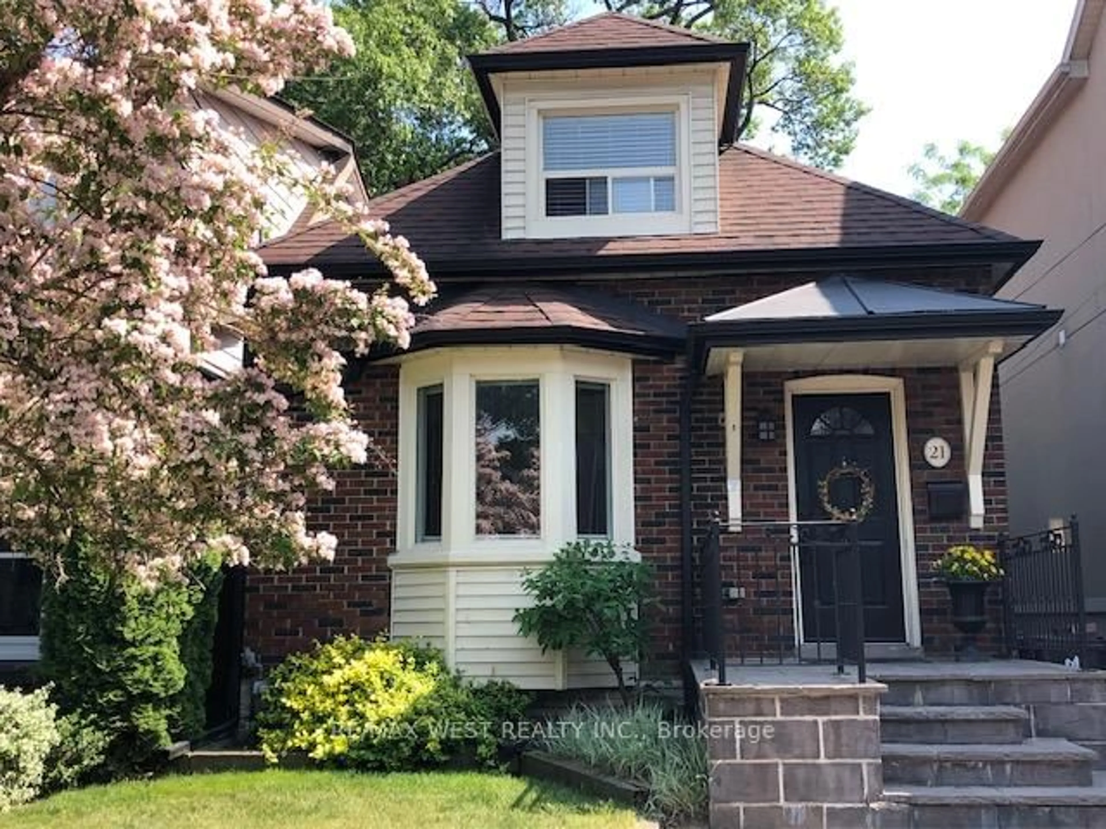 Home with brick exterior material, street for 21 Harshaw Ave, Toronto Ontario M6S 1X9