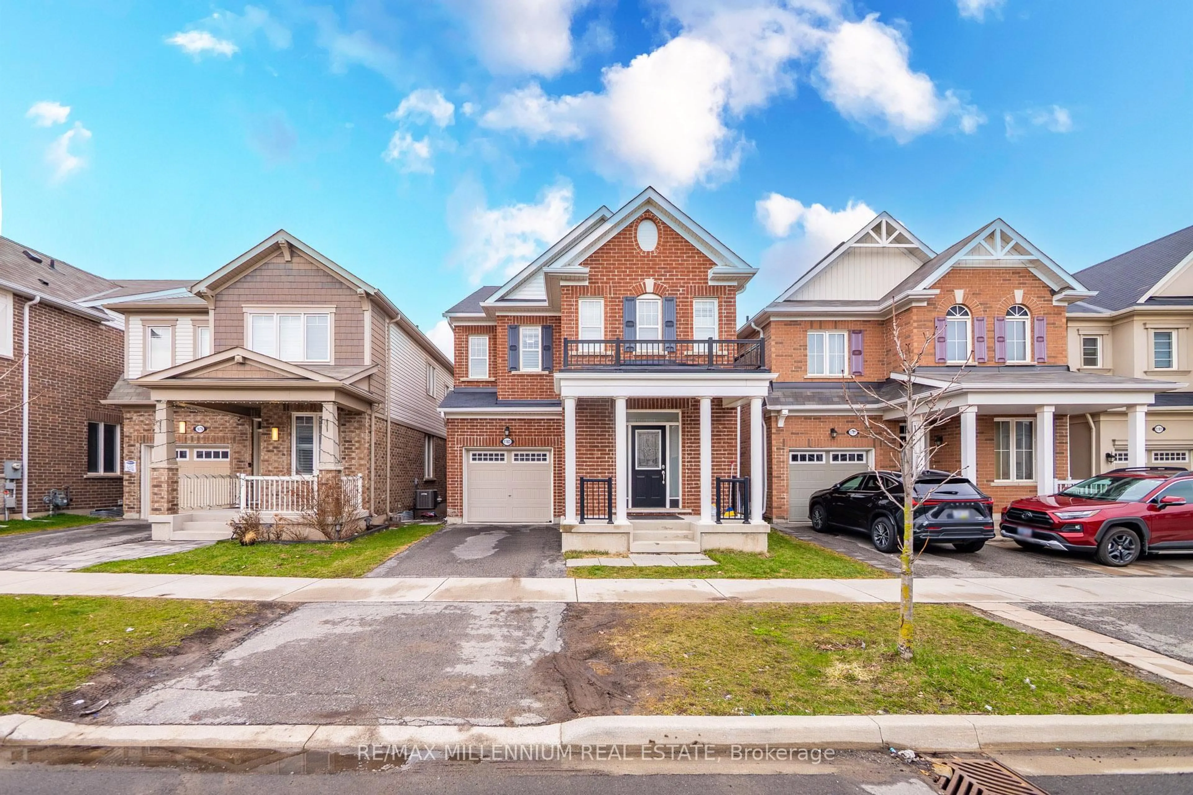 Home with brick exterior material, street for 1183 Leger Way, Milton Ontario L9E 1E5