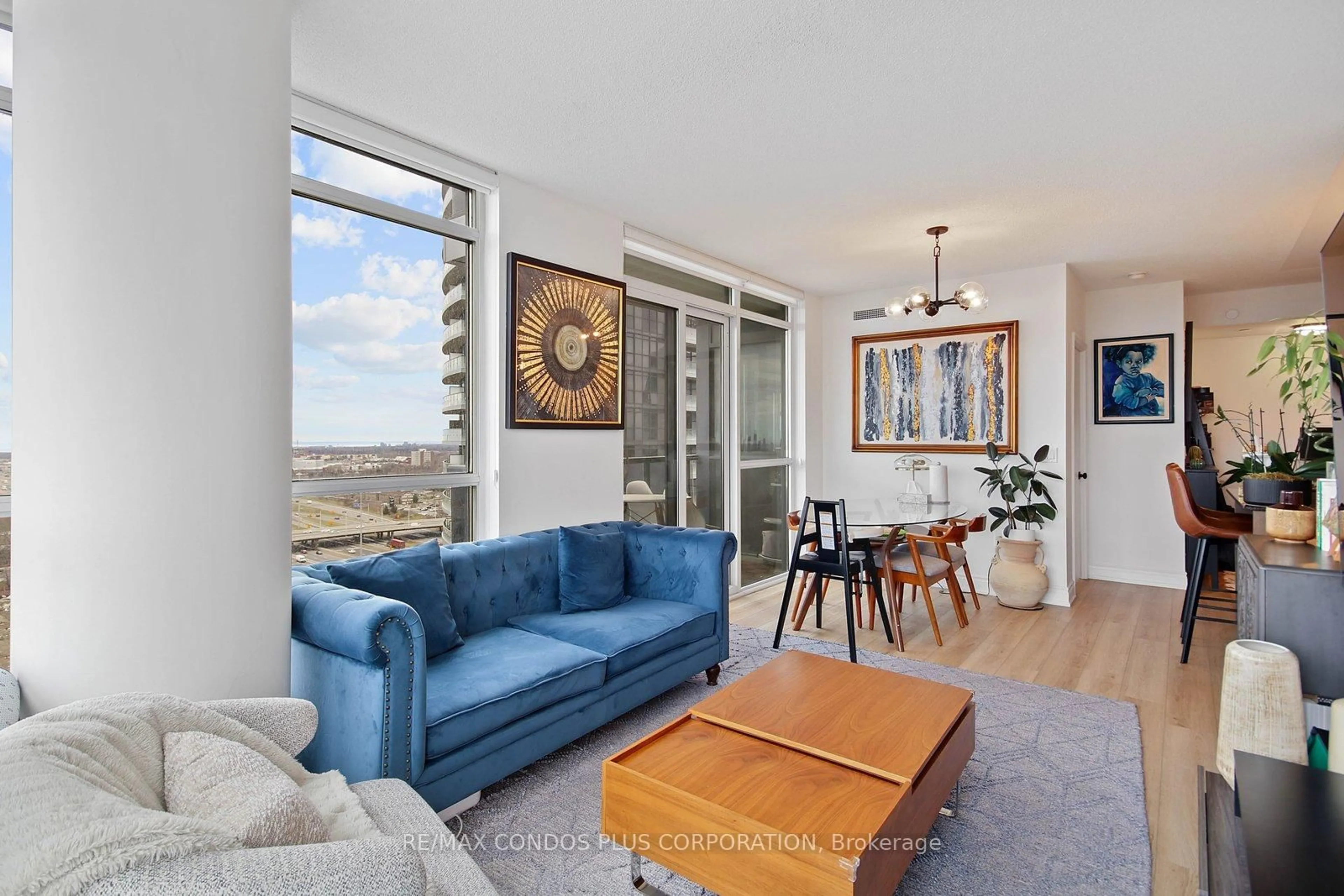 Living room with furniture, unknown for 9 Valhalla Inn Rd #1802, Toronto Ontario M9B 1S9