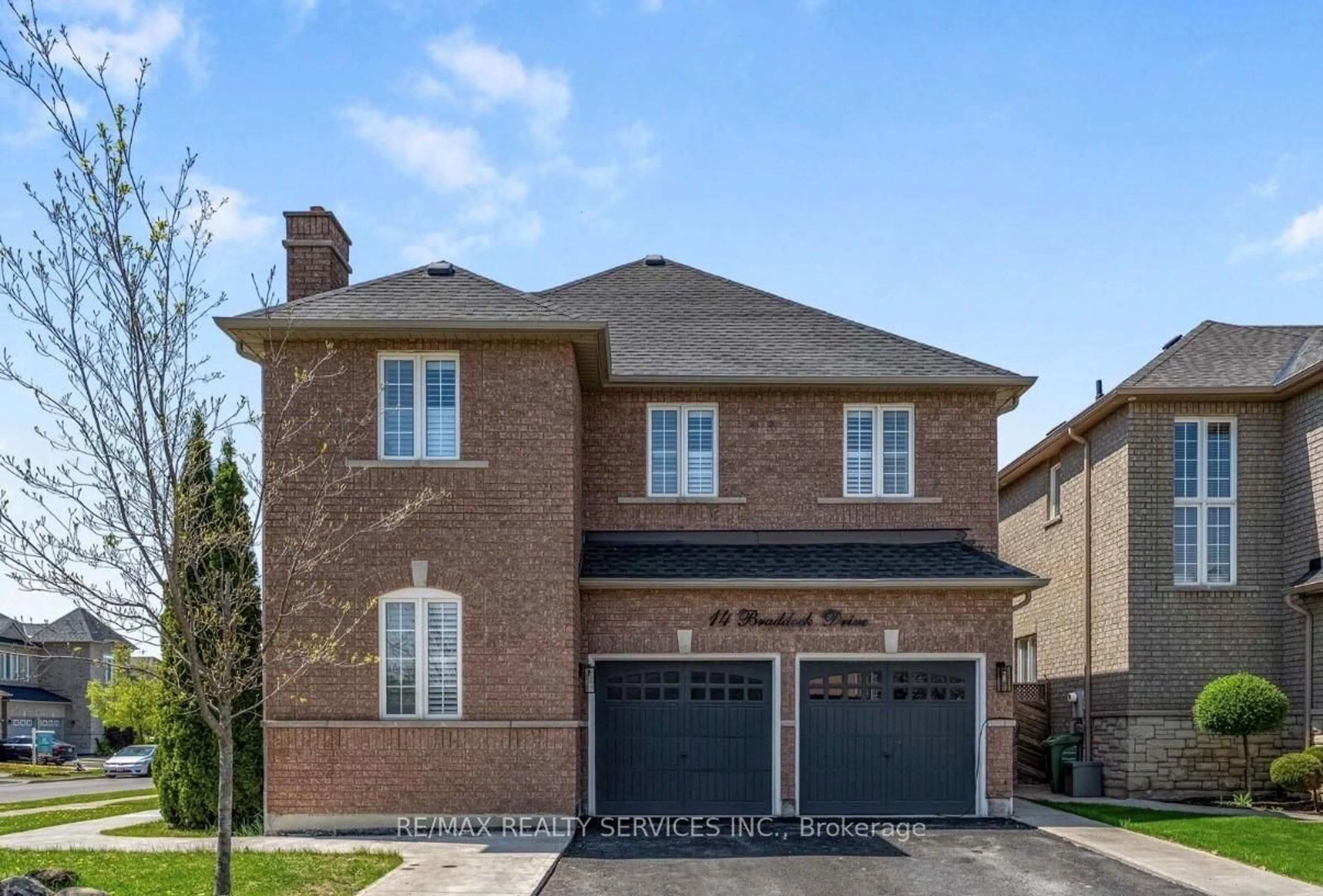 Home with brick exterior material, street for 14 Braddock Dr, Brampton Ontario L7A 3T5