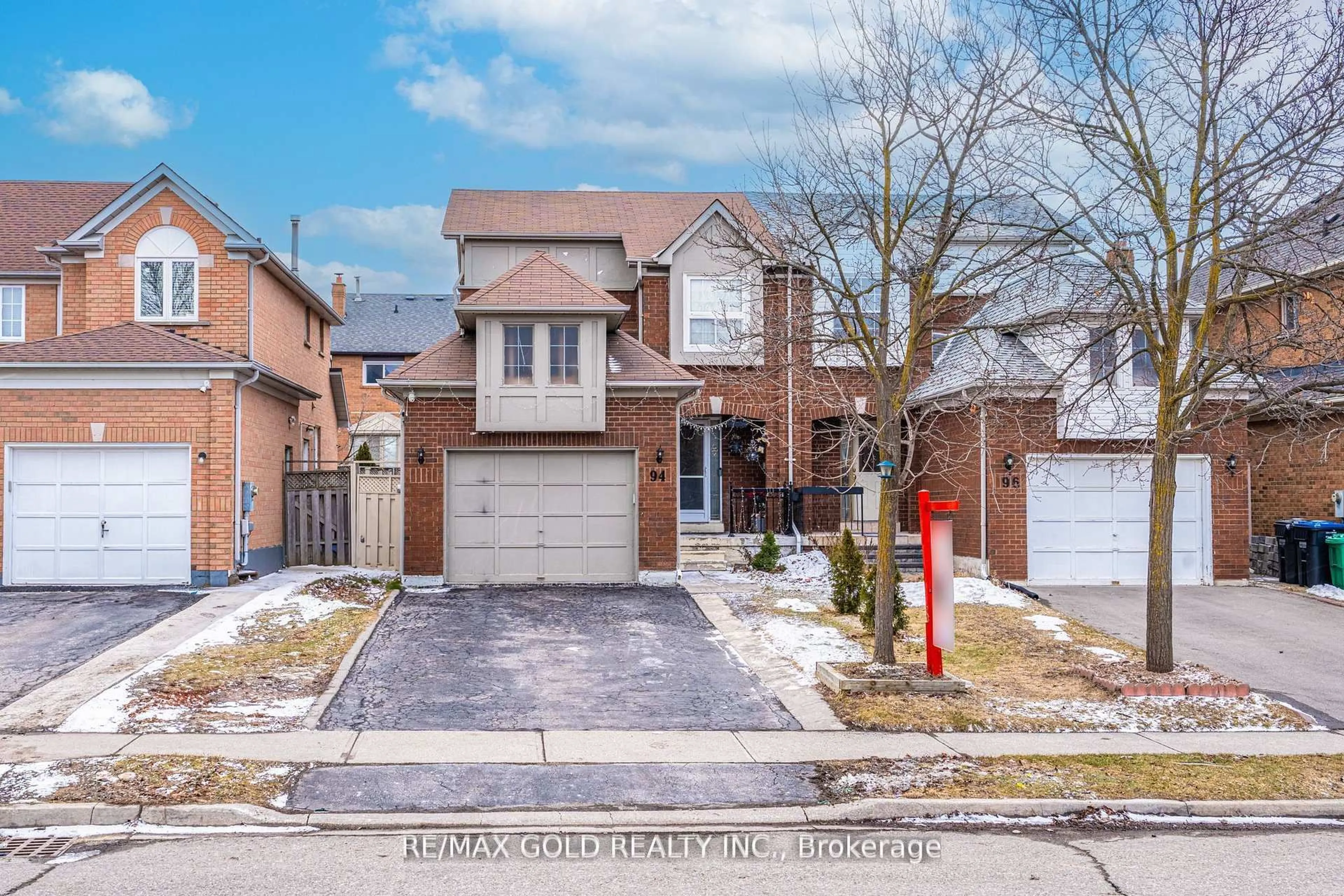 Home with brick exterior material, street for 94 Bighorn Cres, Brampton Ontario L6R 1G7
