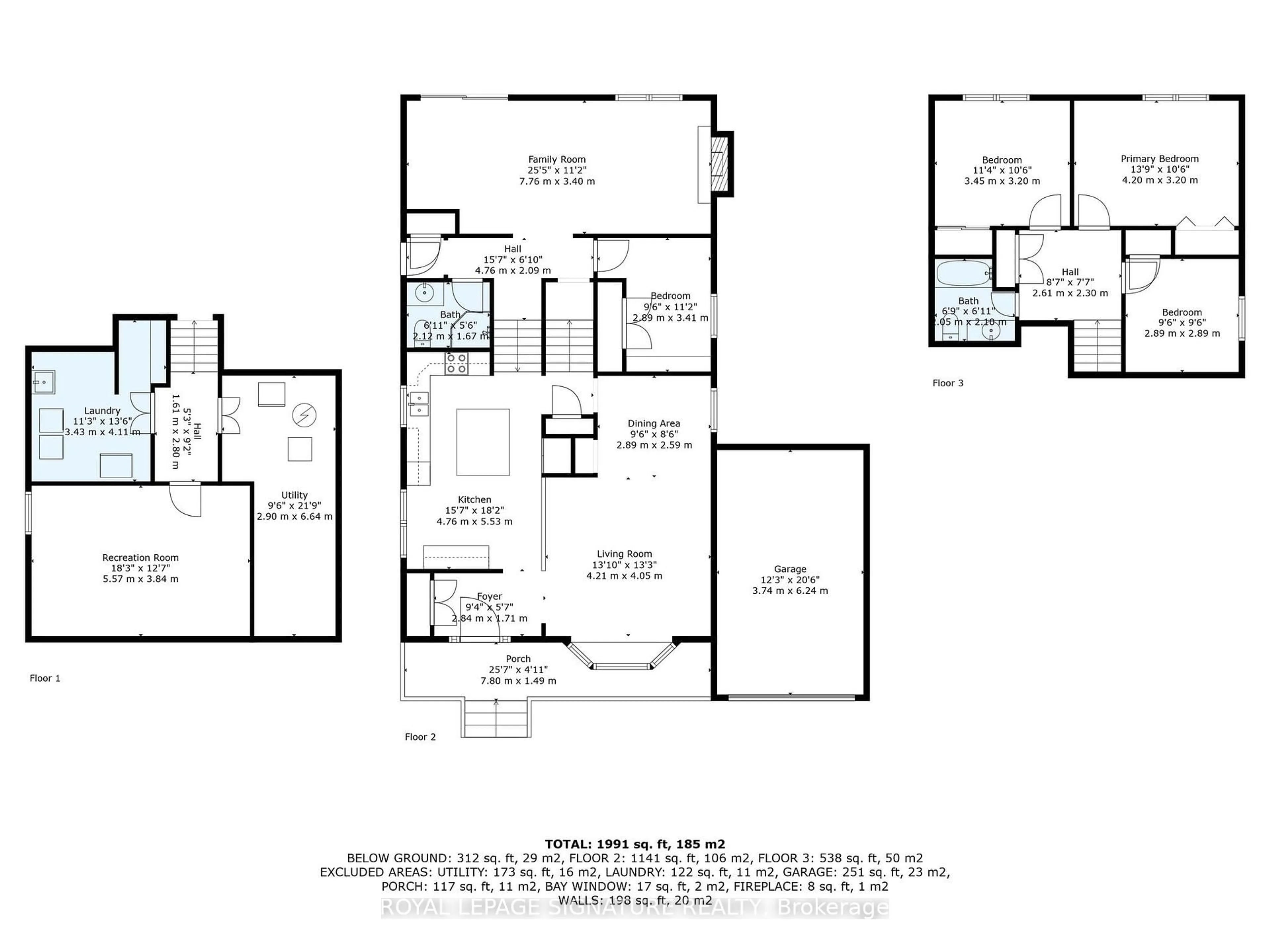Floor plan for 2002 Ingledale Rd, Mississauga Ontario L5J 2H2