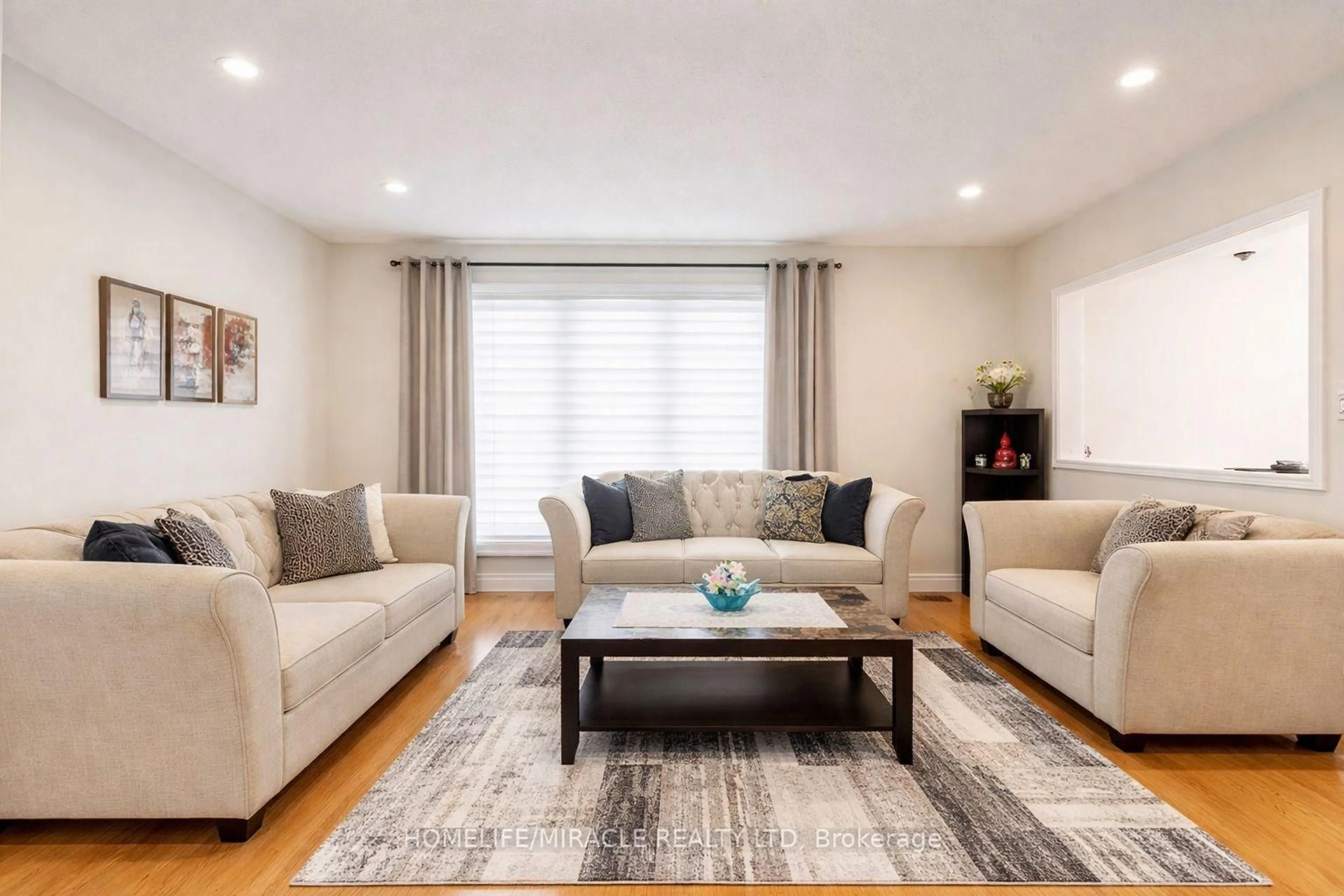 Living room with furniture, unknown for 31 Binder Twine Tr, Brampton Ontario L6X 4S5