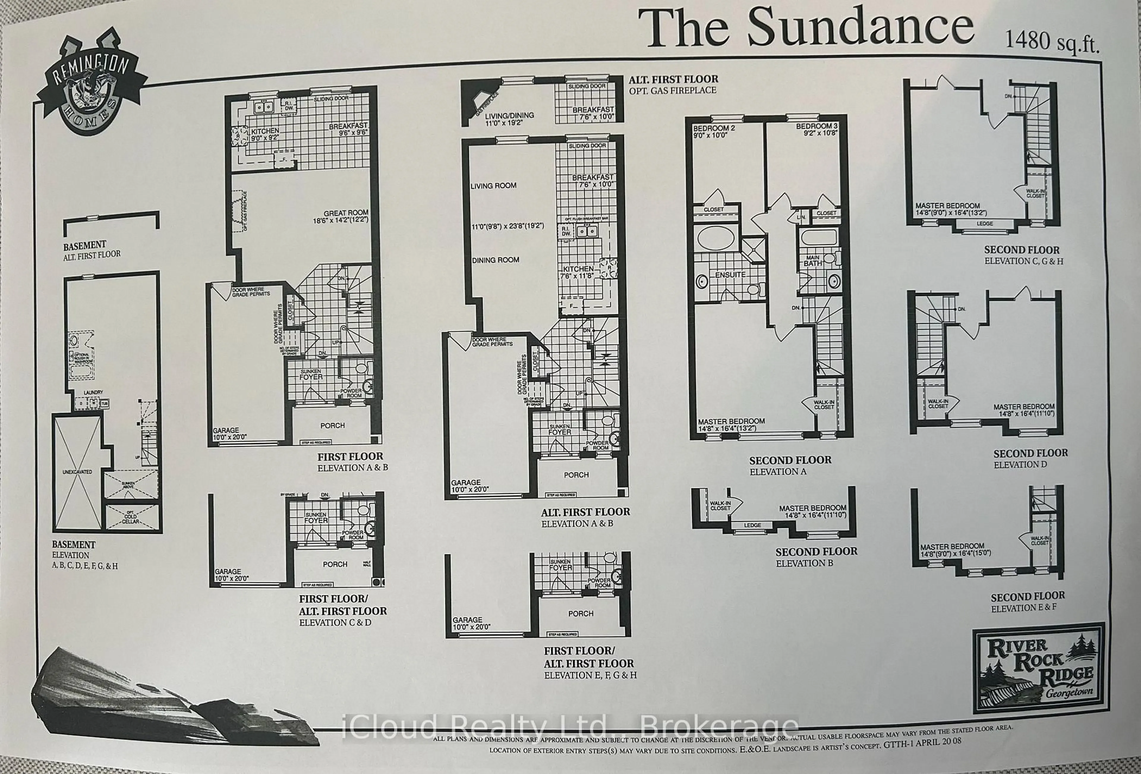 Floor plan for 100 Goldham Way, Halton Hills Ontario L7G 0C8