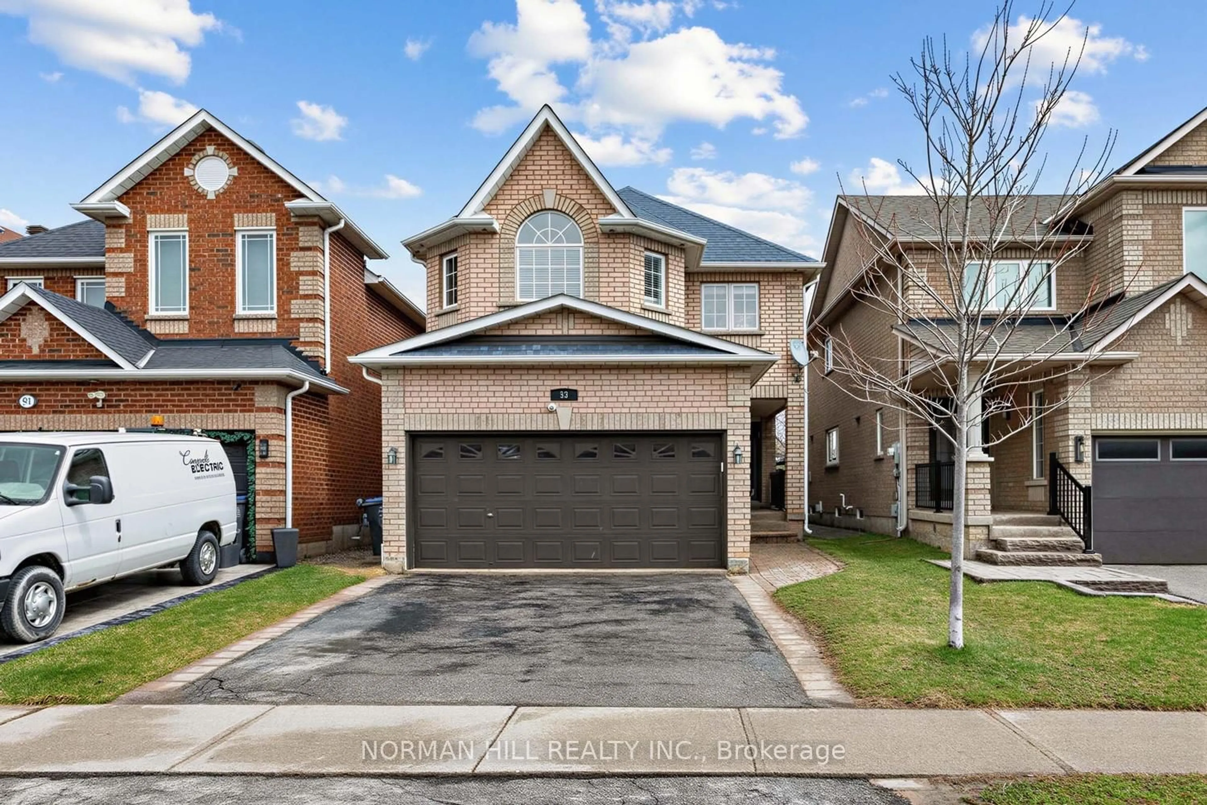 Home with brick exterior material, street for 93 Humbershed Cres, Caledon Ontario L7E 2X4
