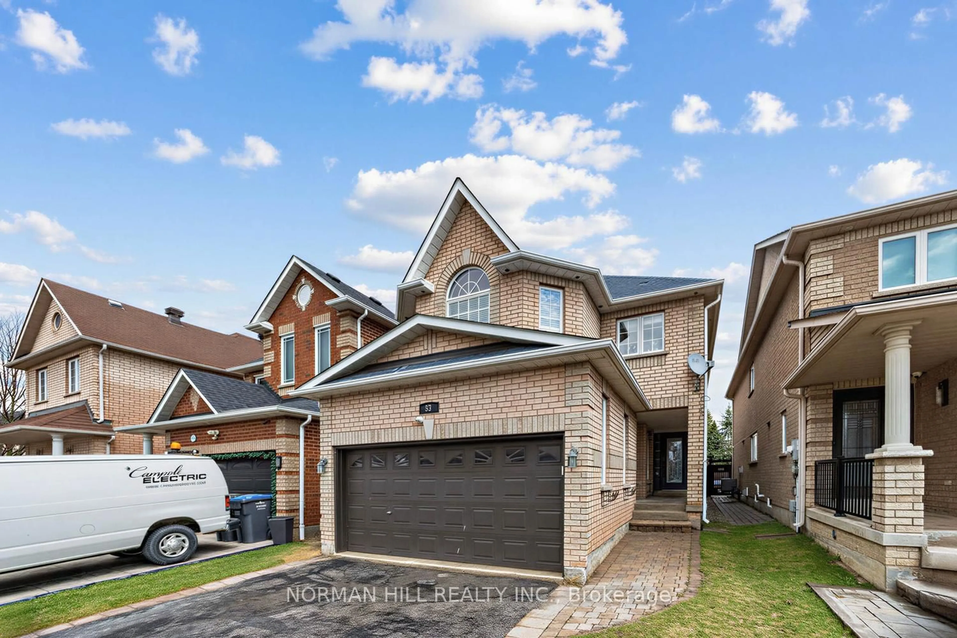 Home with brick exterior material, street for 93 Humbershed Cres, Caledon Ontario L7E 2X4