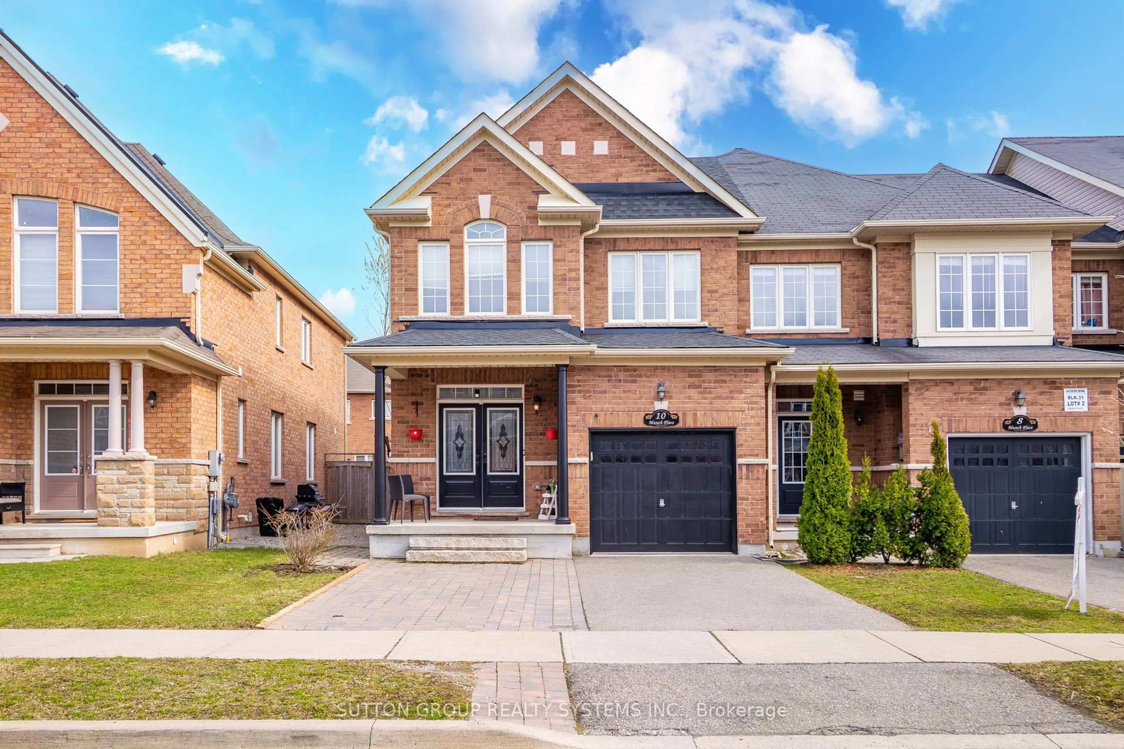 Home with brick exterior material, street for 10 Munch Pl, Milton Ontario L9T 8K6
