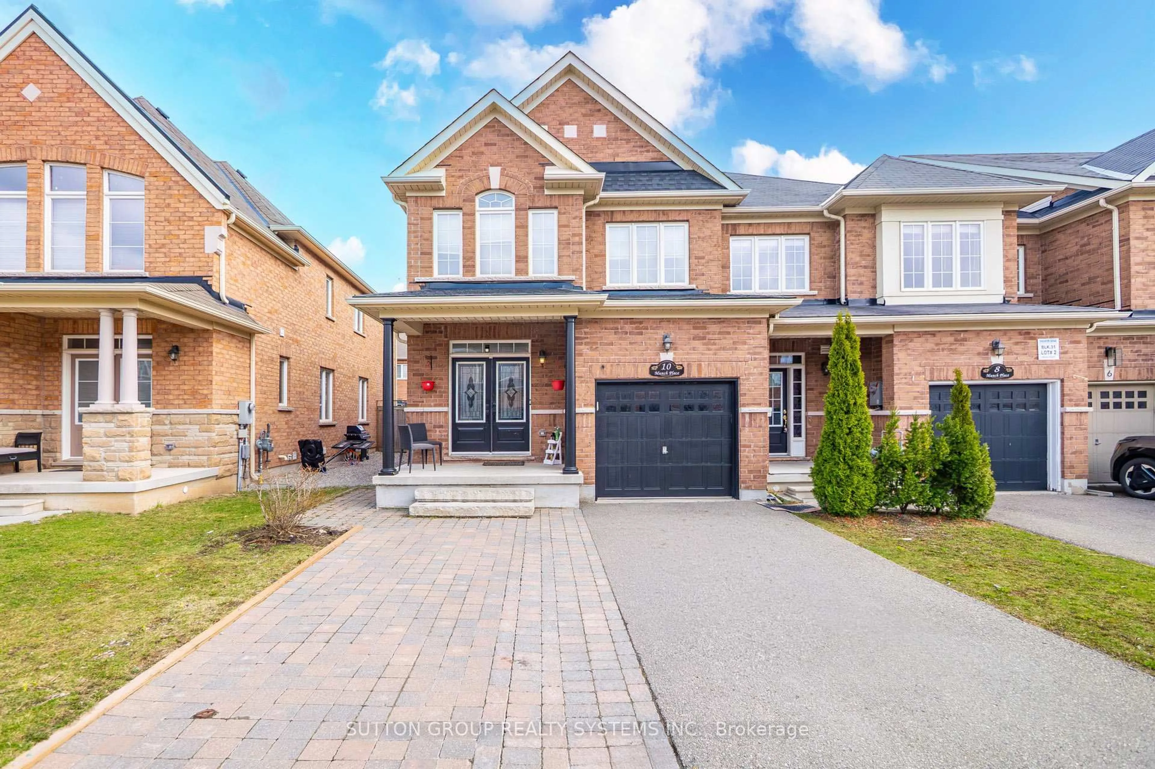 Home with brick exterior material, street for 10 Munch Pl, Milton Ontario L9T 8K6