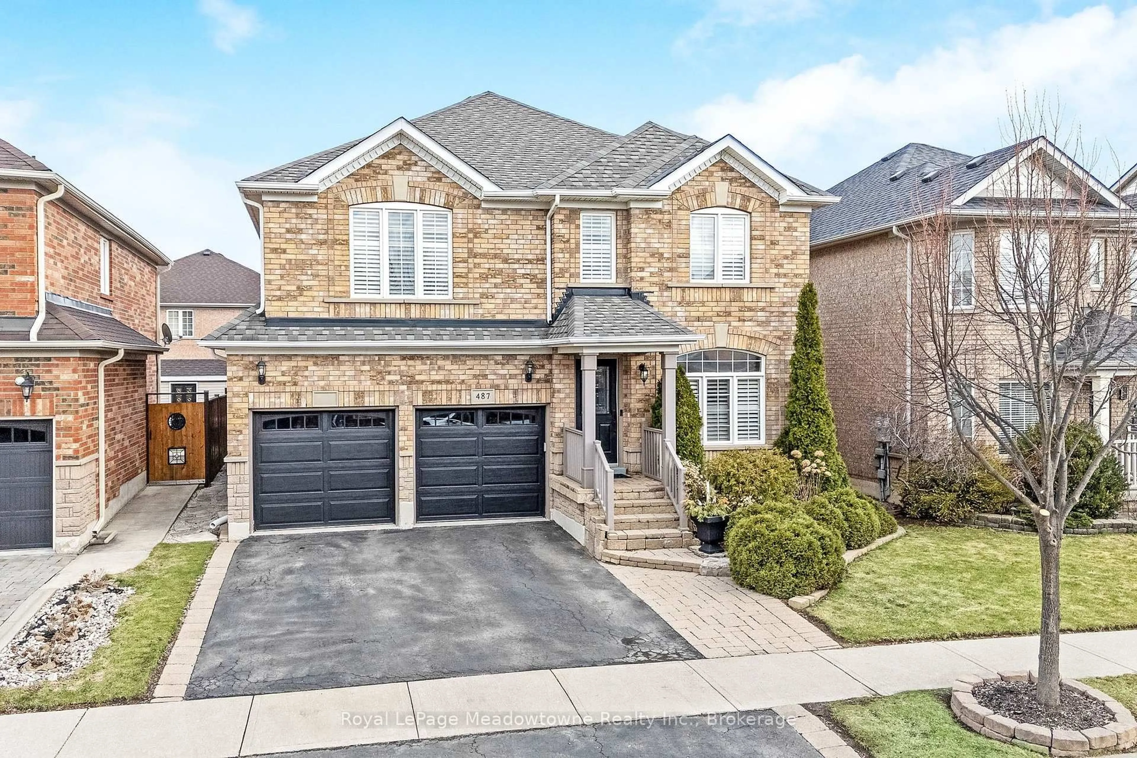 Home with brick exterior material, street for 487 Hartley Blvd, Milton Ontario L9T 6K9