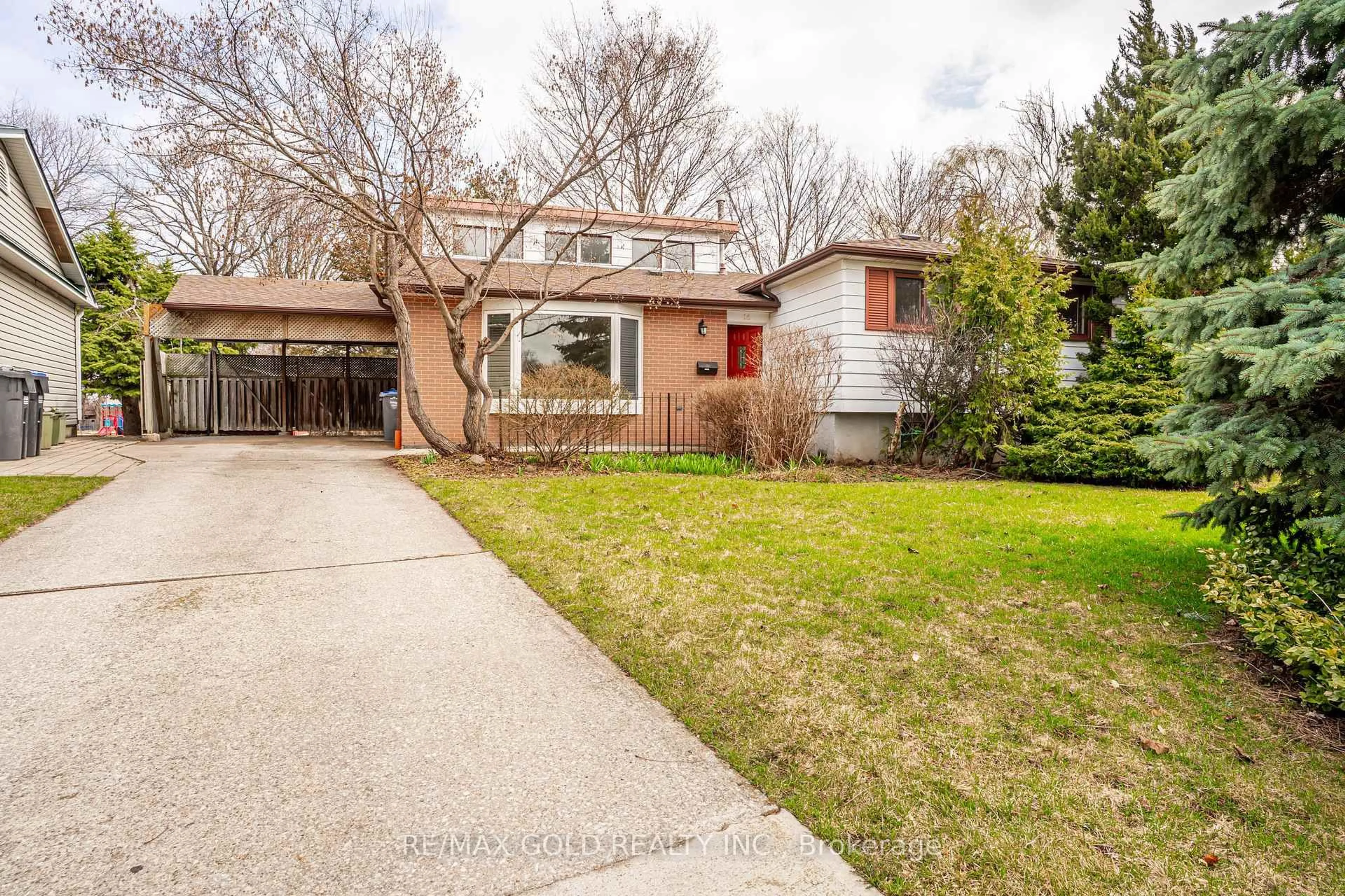 Home with brick exterior material, street for 16 Donalda Pl, Brampton Ontario L6T 1S4