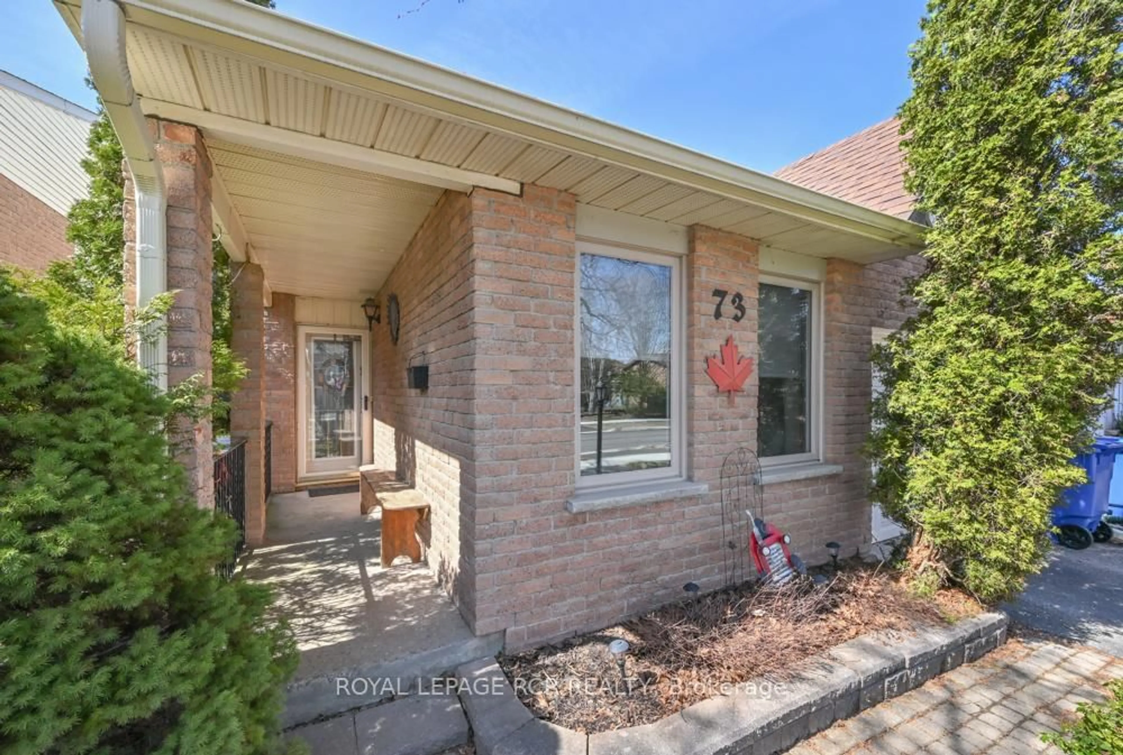 Home with brick exterior material, street for 73 Dufferin St, Orangeville Ontario L9W 4E8