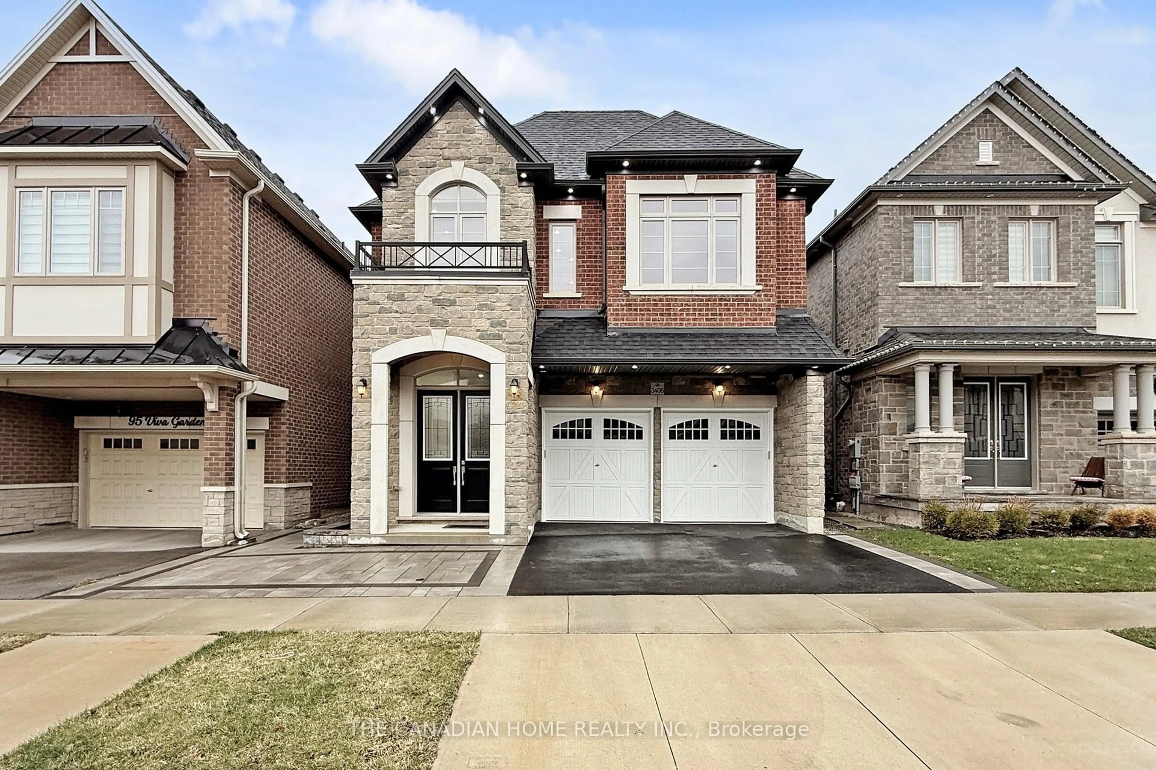 Home with brick exterior material, street for 3406 Post Rd, Oakville Ontario L6H 0Z2