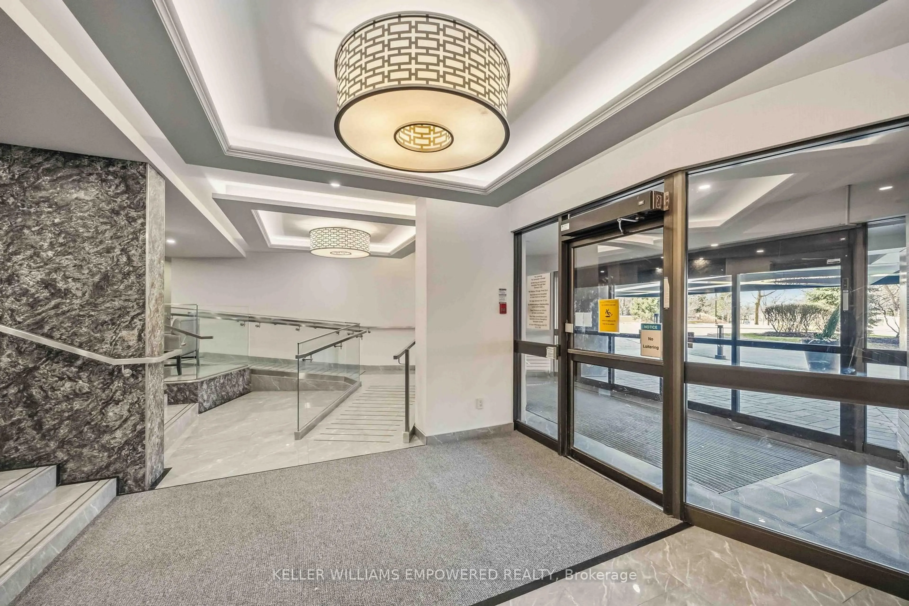 Indoor foyer for 716 The West Mall #405, Toronto Ontario M9C 4X6