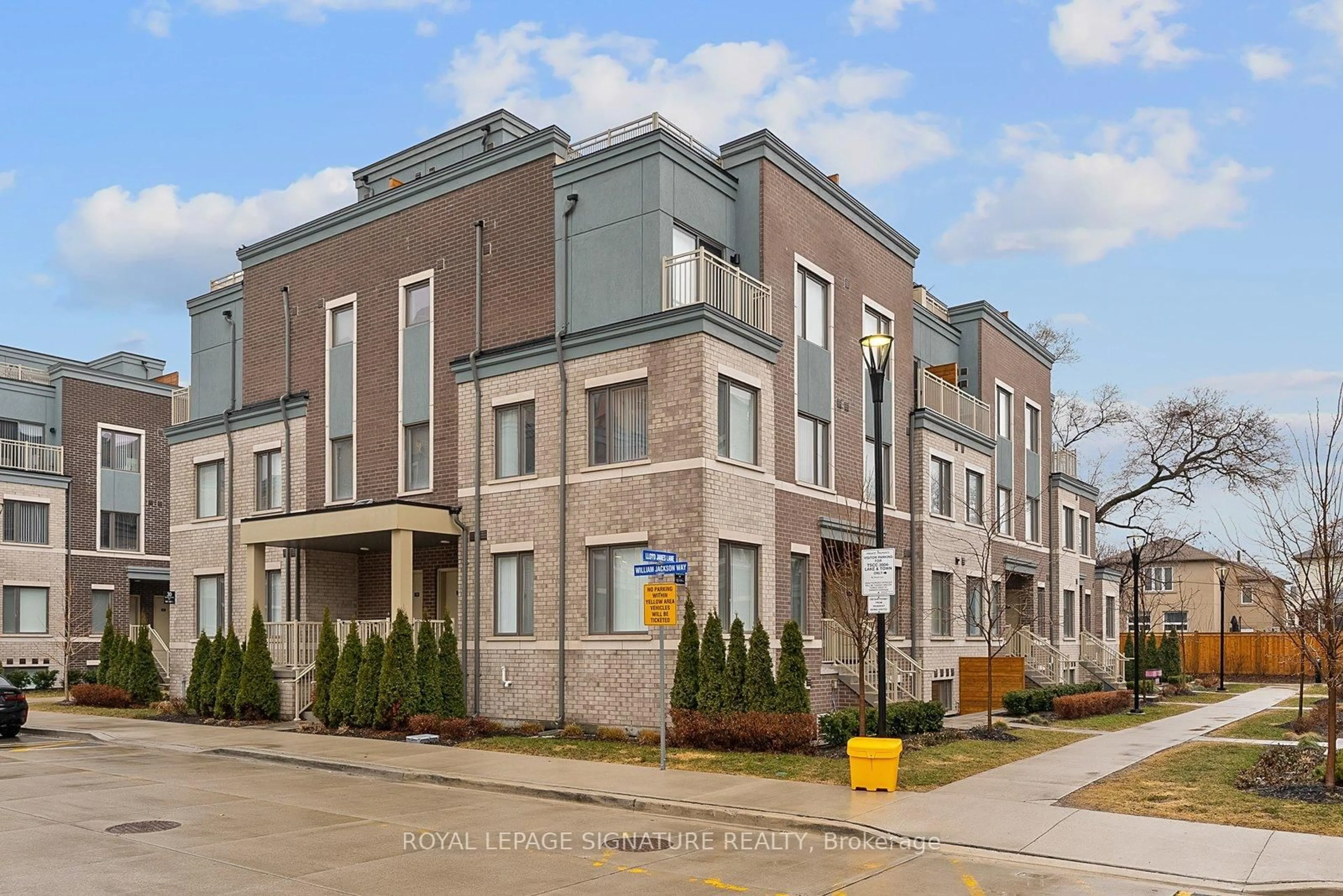 Home with brick exterior material, street for 30 William Jackson Way #TH114, Toronto Ontario M8V 0J7