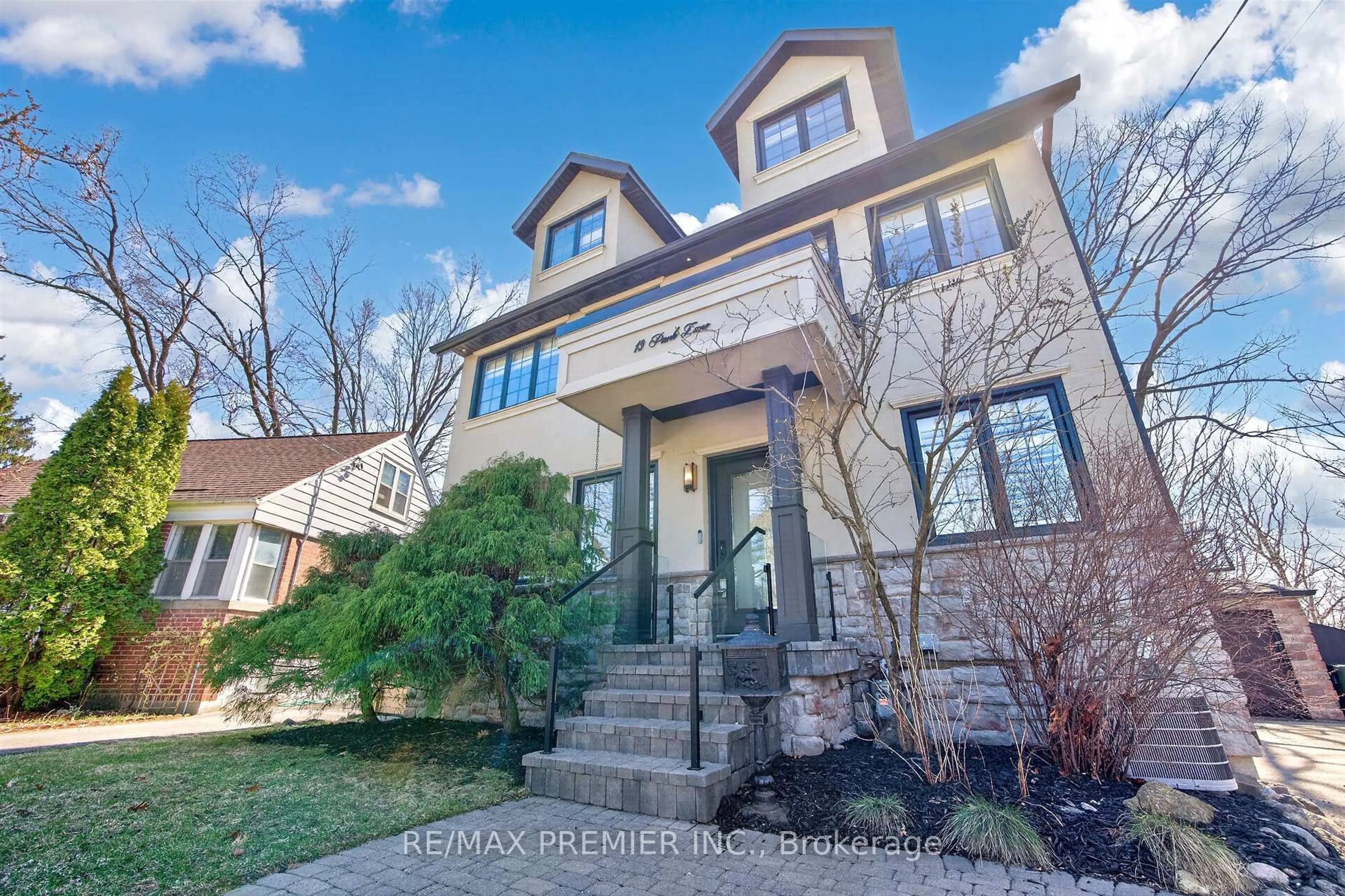 Home with brick exterior material, street for 19 Park Lane, Toronto Ontario M8Y 1R7