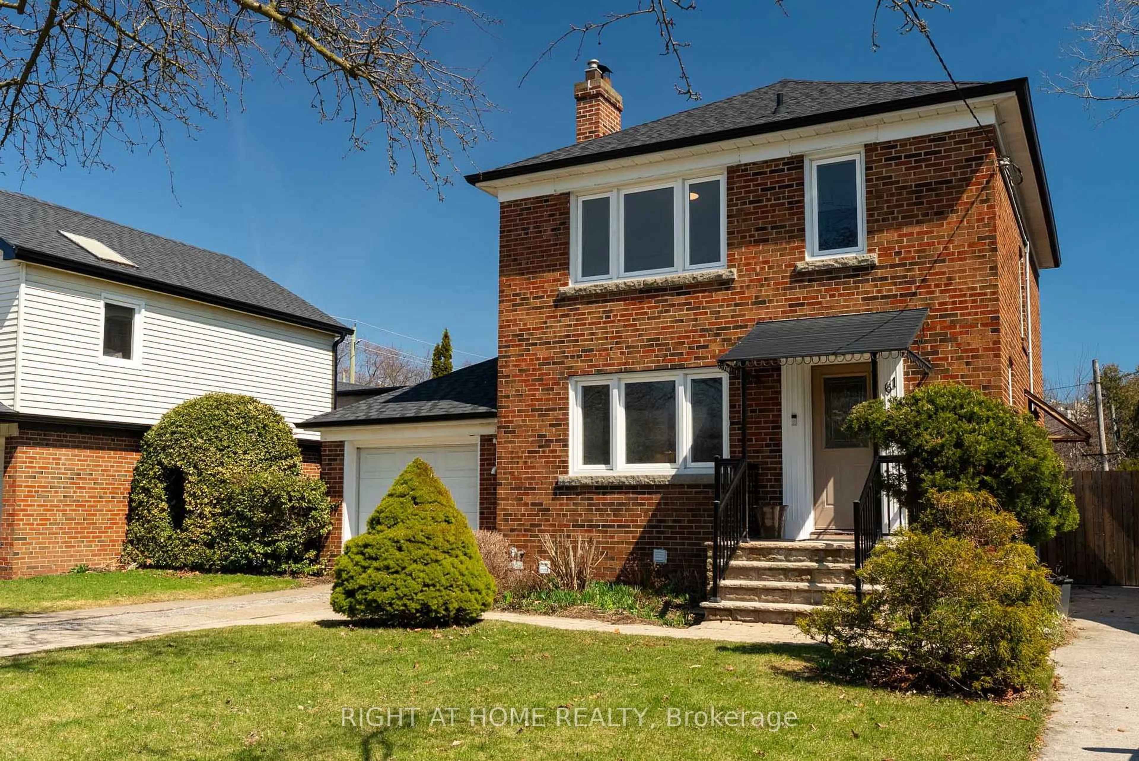 Home with brick exterior material, street for 61 Central St, Toronto Ontario M8V 2R6