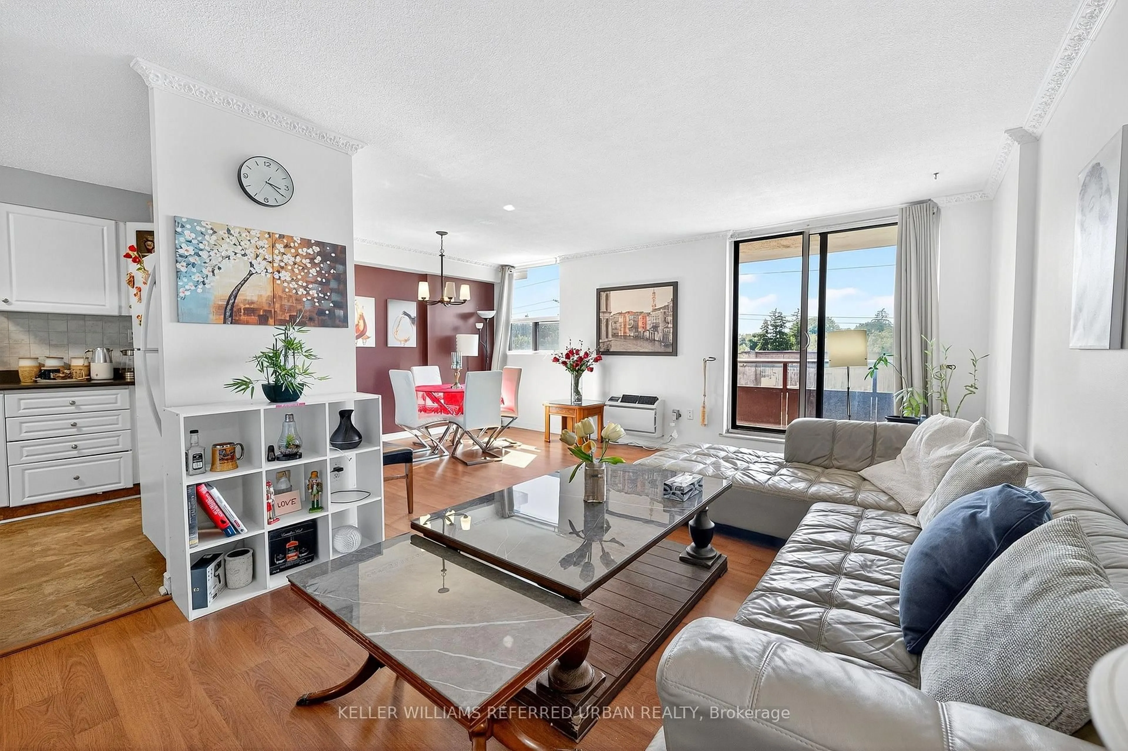 Living room with furniture, unknown for 1881 Jane St #401, Toronto Ontario M9N 3S7