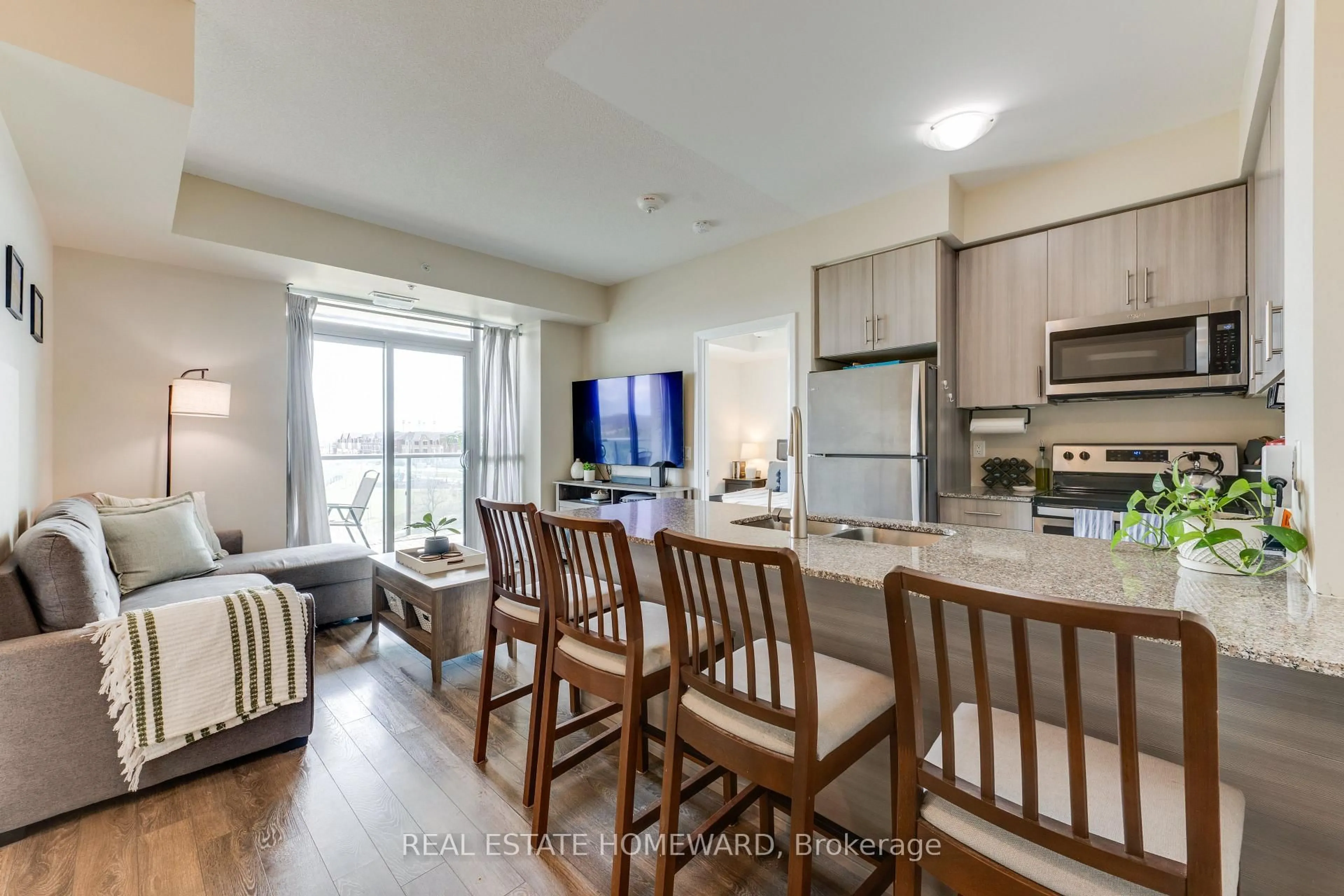 Open concept kitchen, unknown for 65 Yorkland Blvd #211, Brampton Ontario L6P 4M5