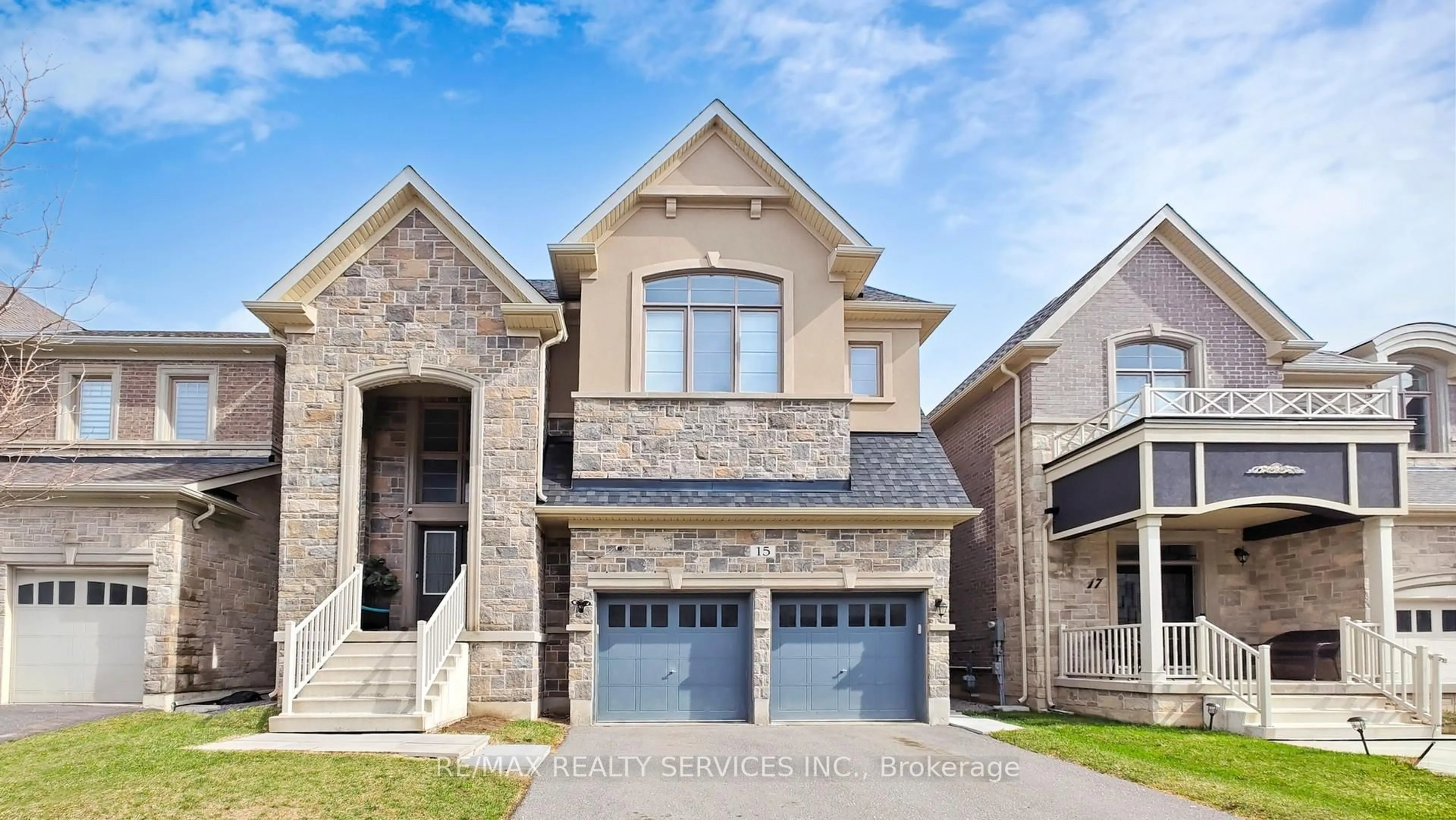 Home with brick exterior material, street for 15 Rolling Rock Way, Brampton Ontario L6Y 6H3