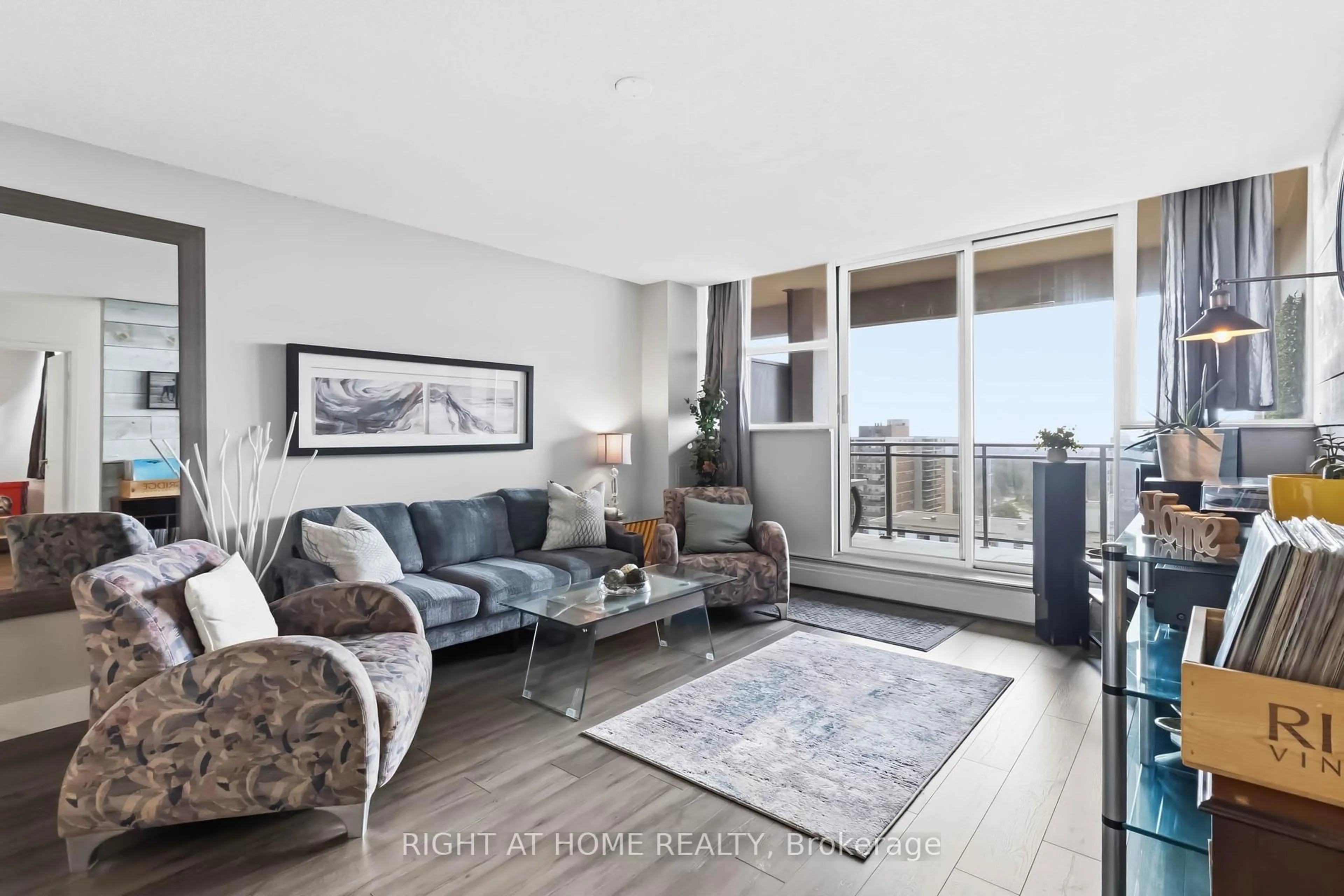 Living room with furniture, unknown for 975 Warwick Crt #1706, Burlington Ontario L7T 3Z7