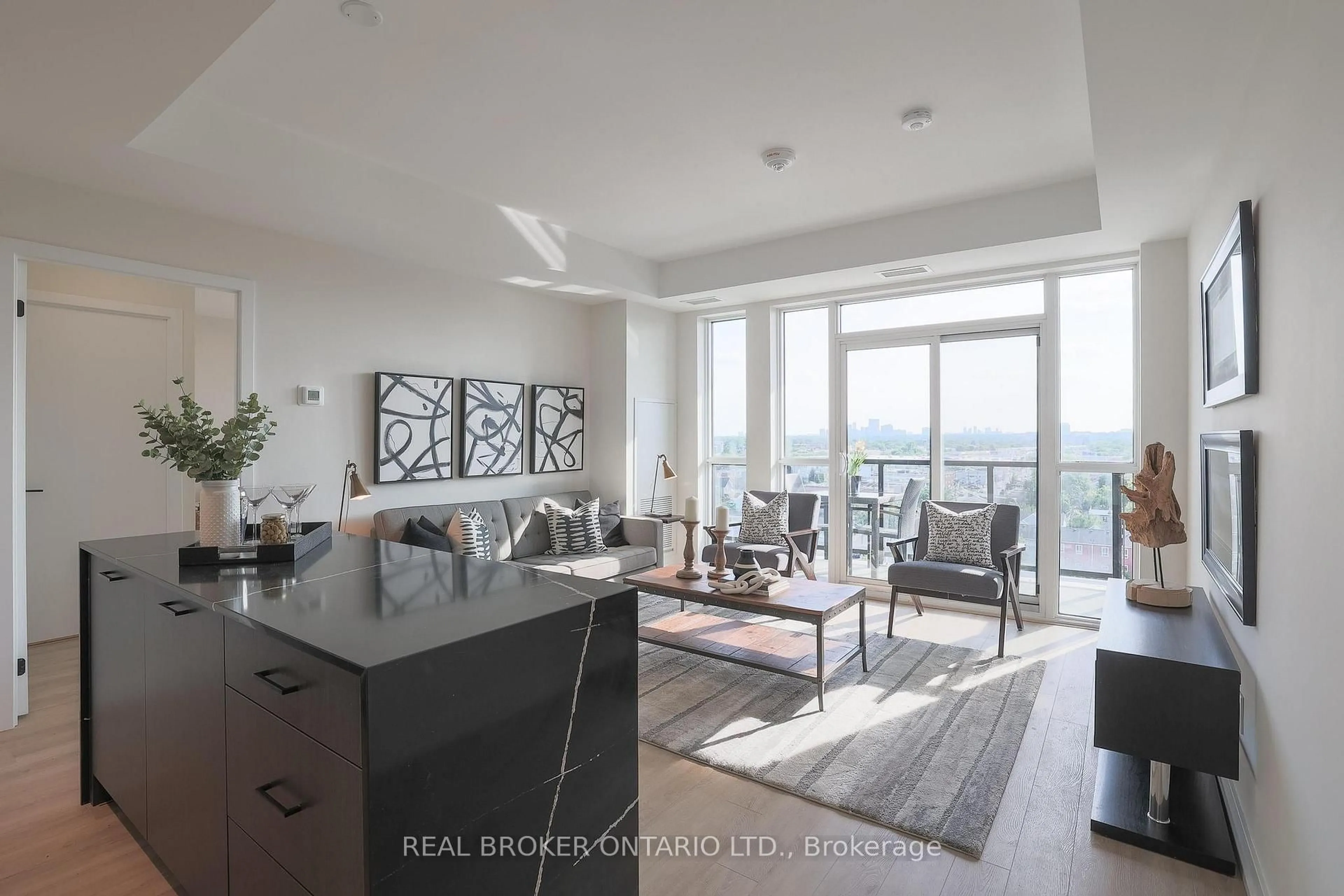 Open concept kitchen, unknown for 2300 St Clair Ave #915, Toronto Ontario M6N 0B3