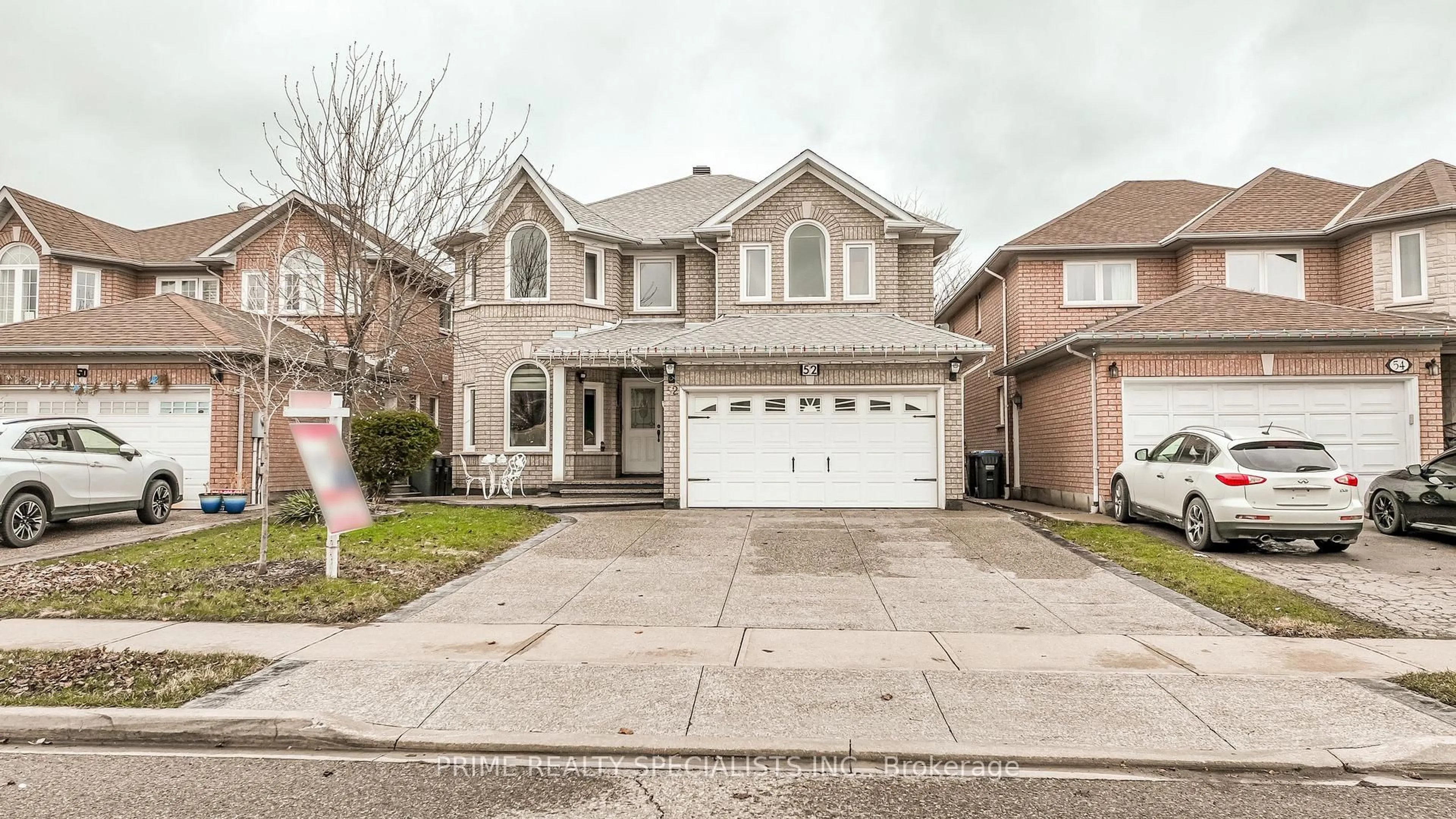 Home with brick exterior material, street for 52 Deerglen Dr, Brampton Ontario L6R 1M3