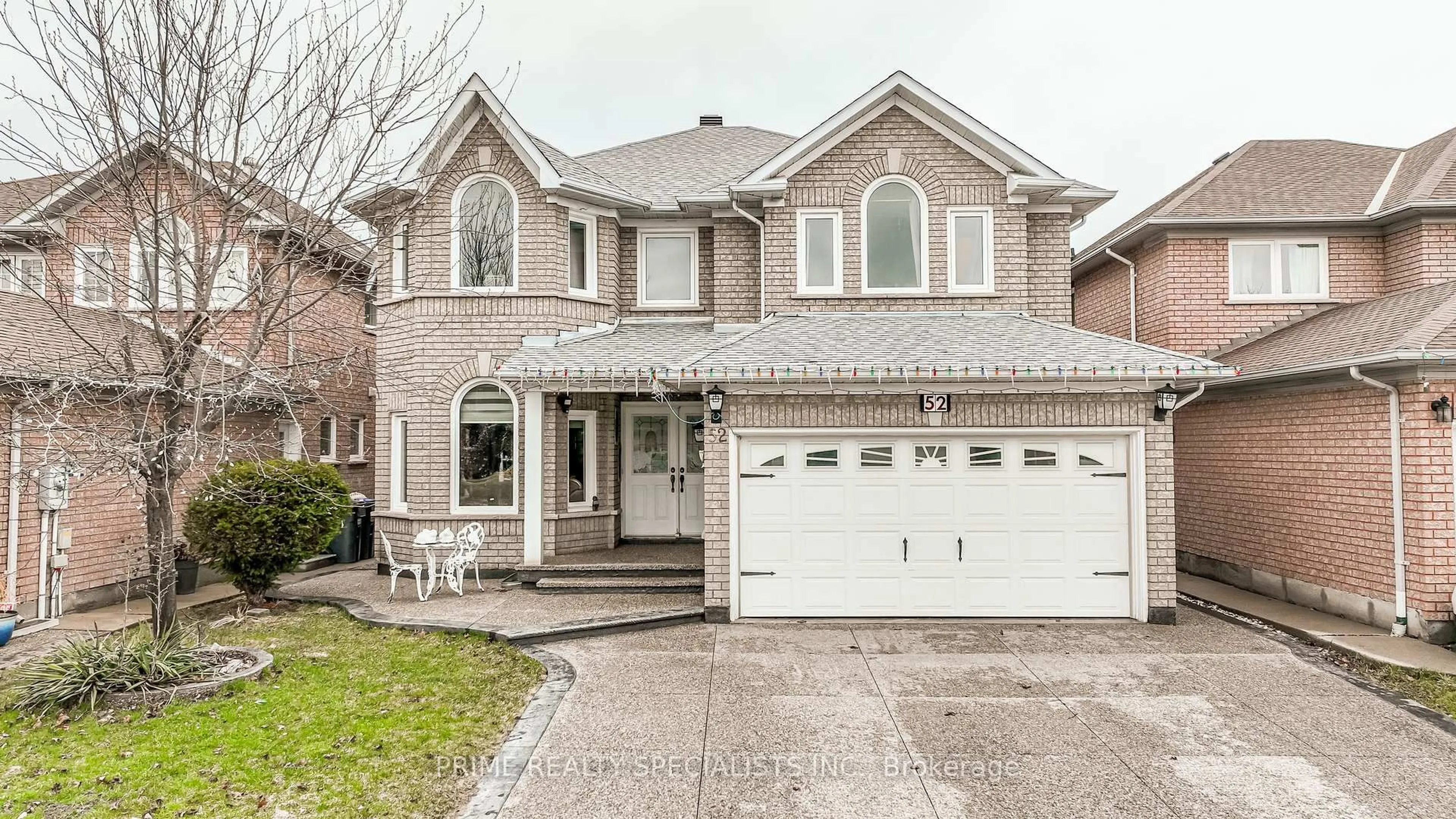 Home with brick exterior material, street for 52 Deerglen Dr, Brampton Ontario L6R 1M3