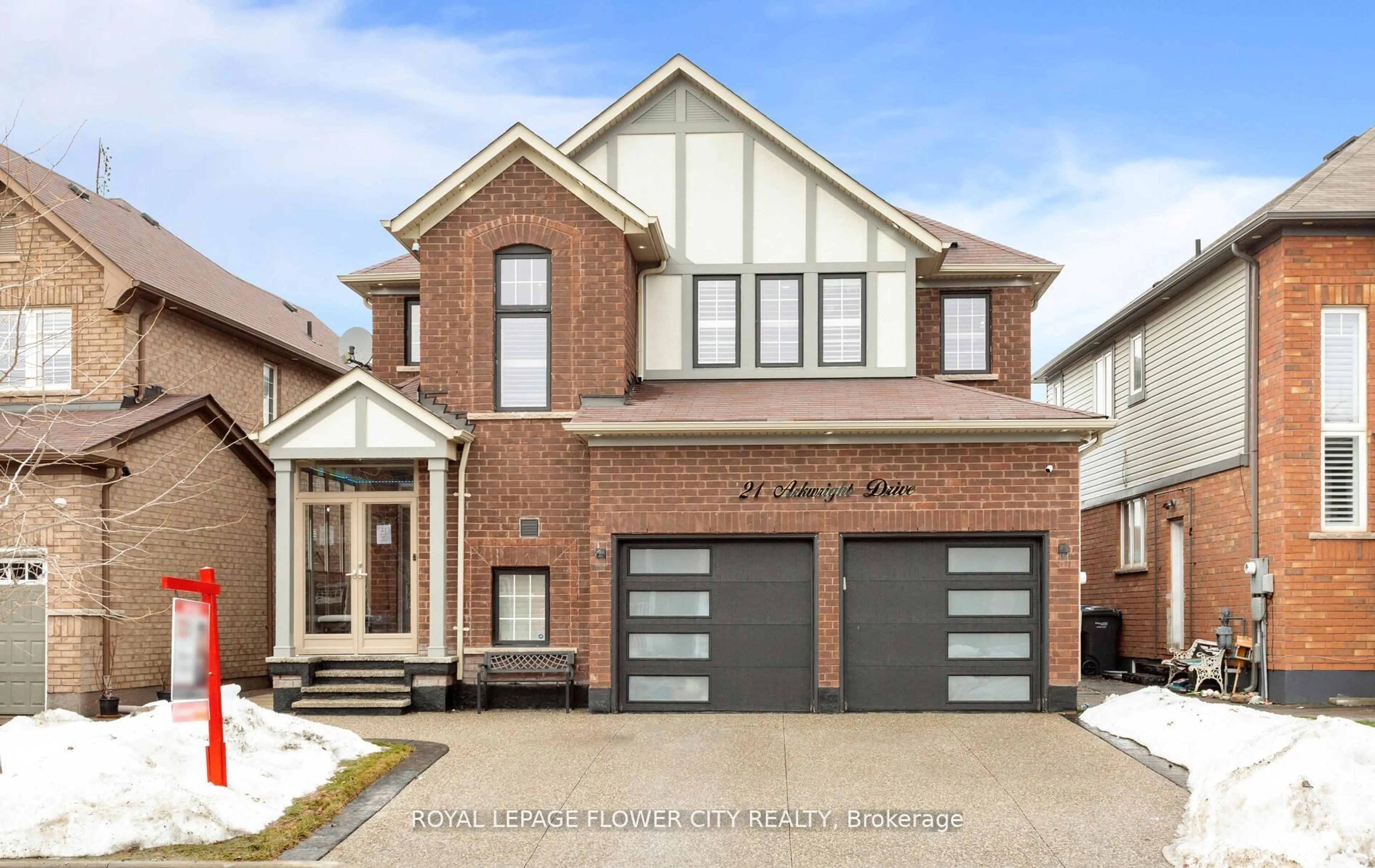 Home with brick exterior material, street for 21 Arkwright Dr, Brampton Ontario L7A 0V2