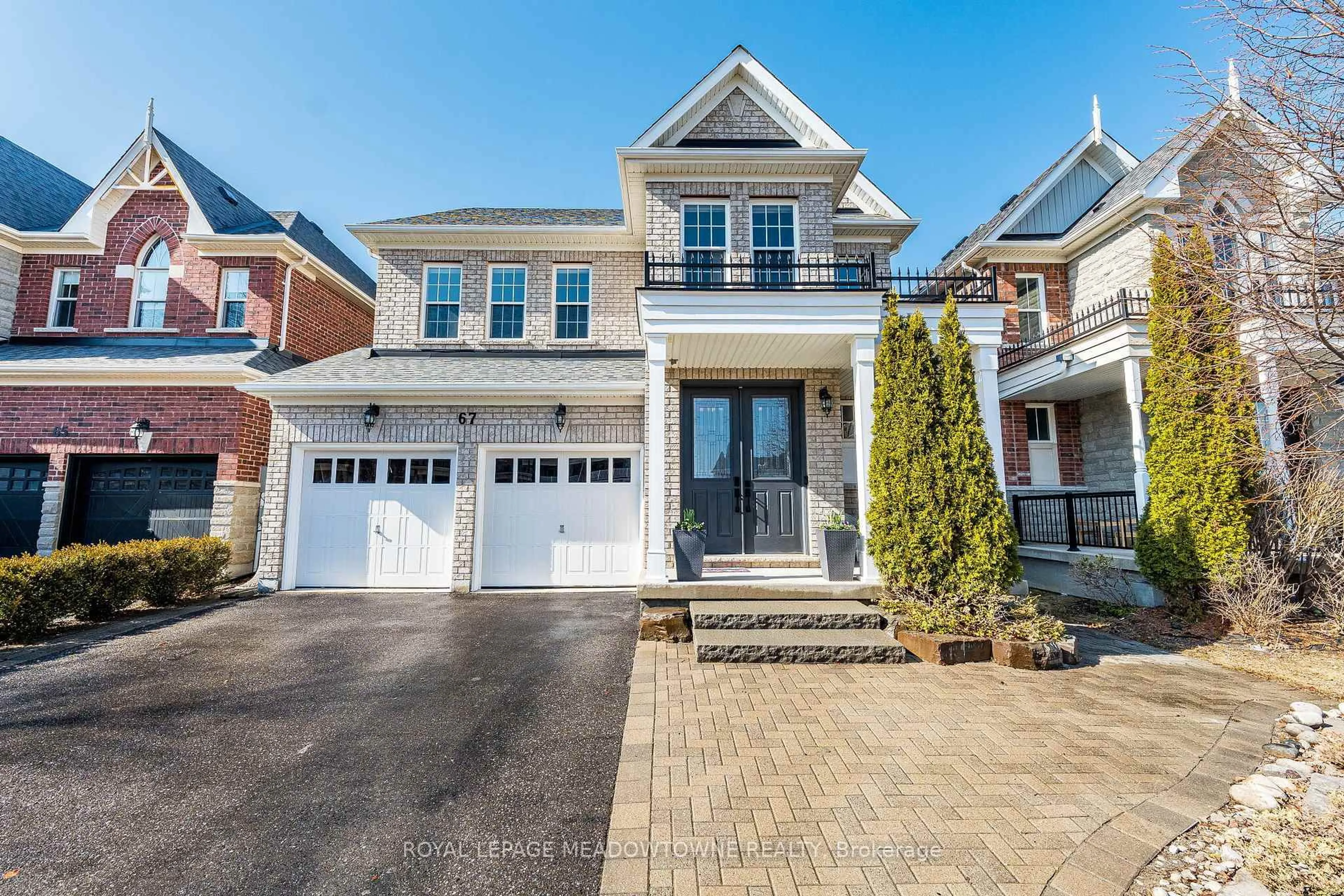 Home with brick exterior material, street for 67 Boyces Creek Crt, Caledon Ontario L7C 3S4