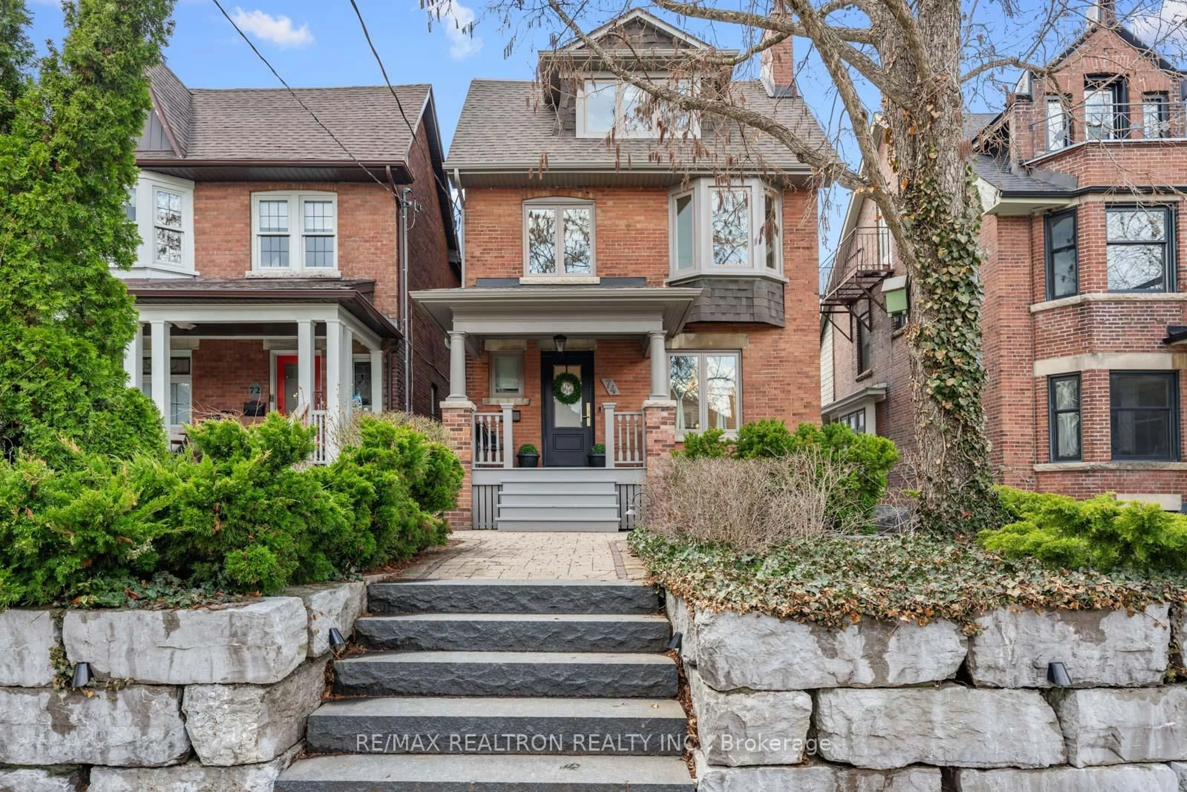 Home with brick exterior material, street for 74 Westmount Ave, Toronto Ontario M6H 3K1