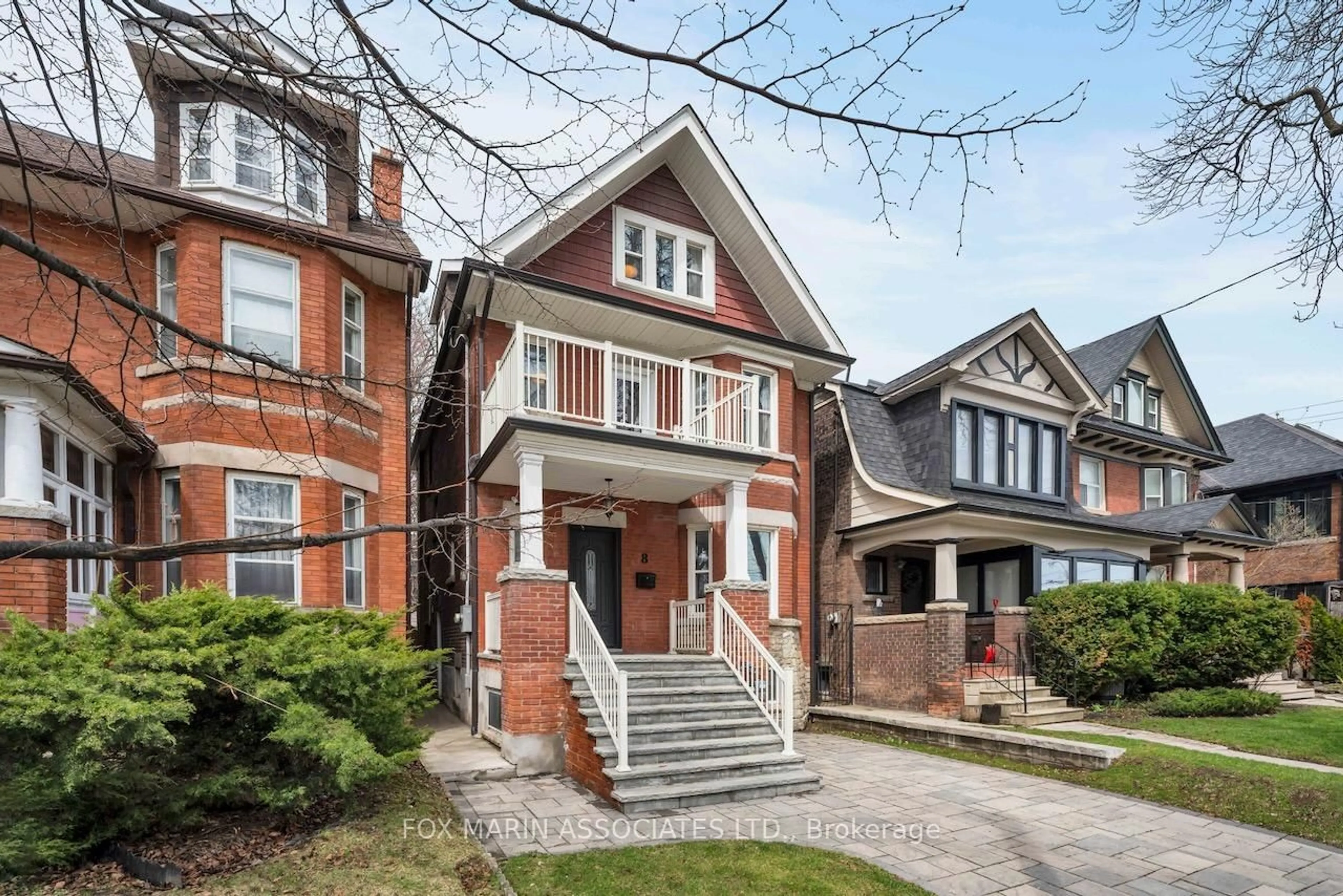 Home with brick exterior material, street for 8 Springhurst Ave, Toronto Ontario M6K 1A9
