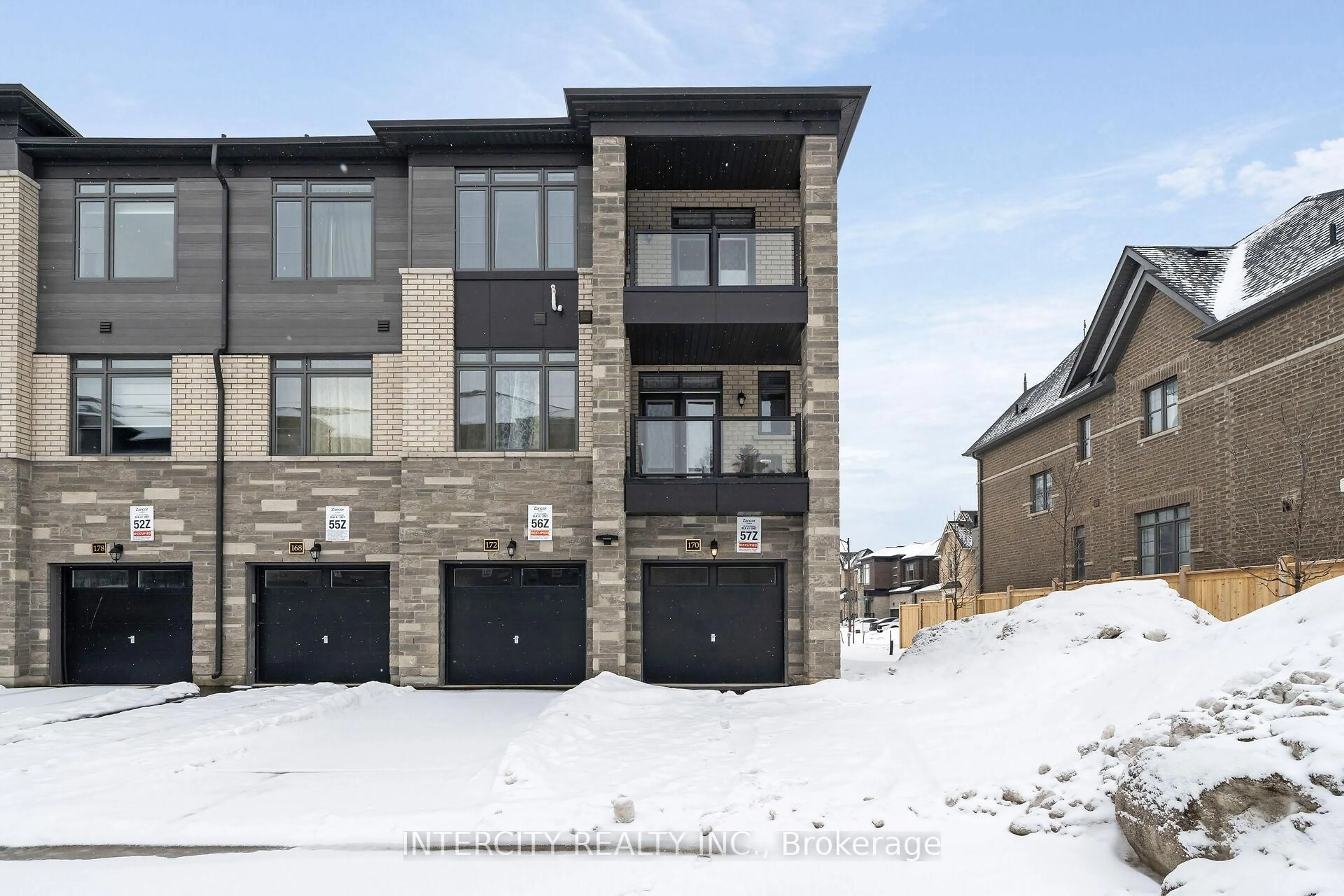 Home with brick exterior material, street for 168 Petch Ave #55Z, Caledon Ontario L7C 1Z9