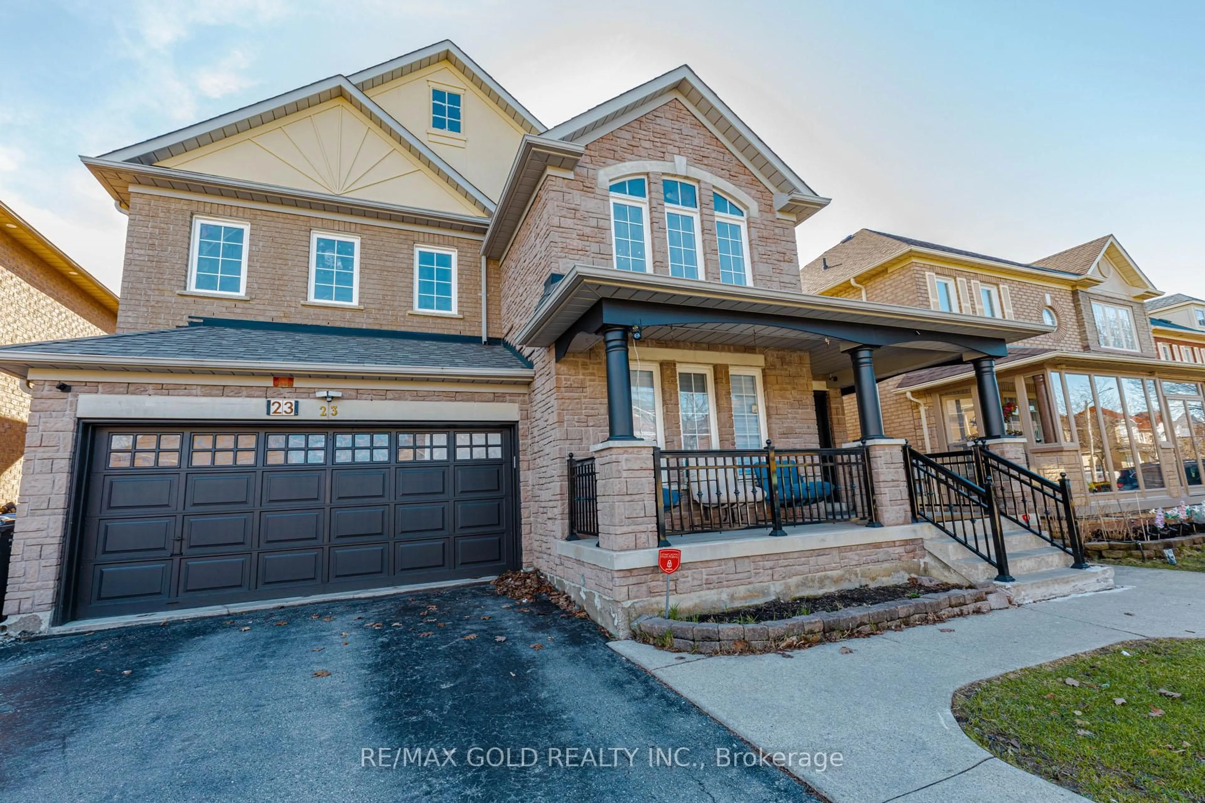 Home with brick exterior material, street for 23 Wild Indigo Cres, Brampton Ontario L6R 2J9