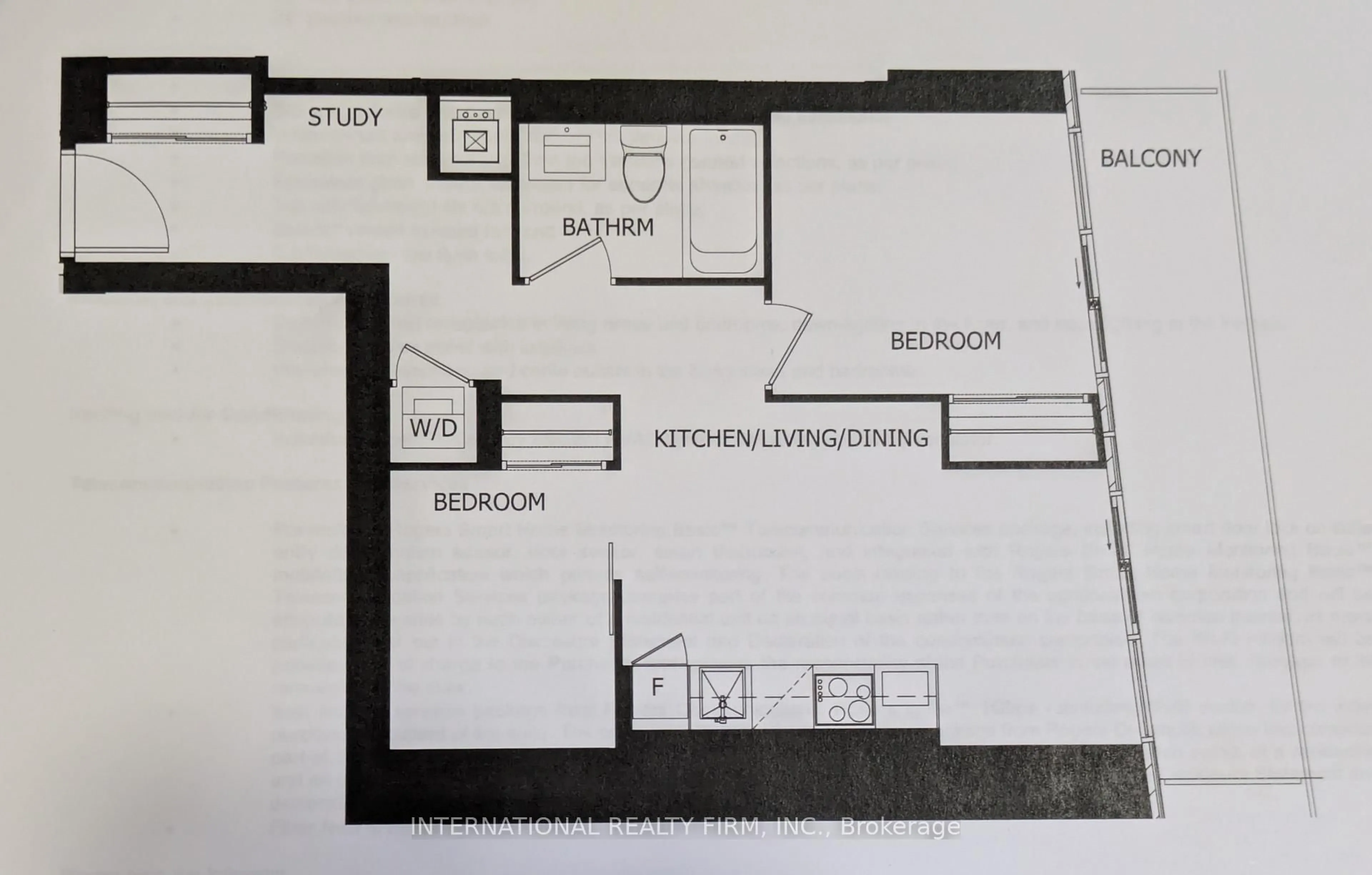 Floor plan for 3900 Confederation Pkwy #4002, Mississauga Ontario L5B 0M3