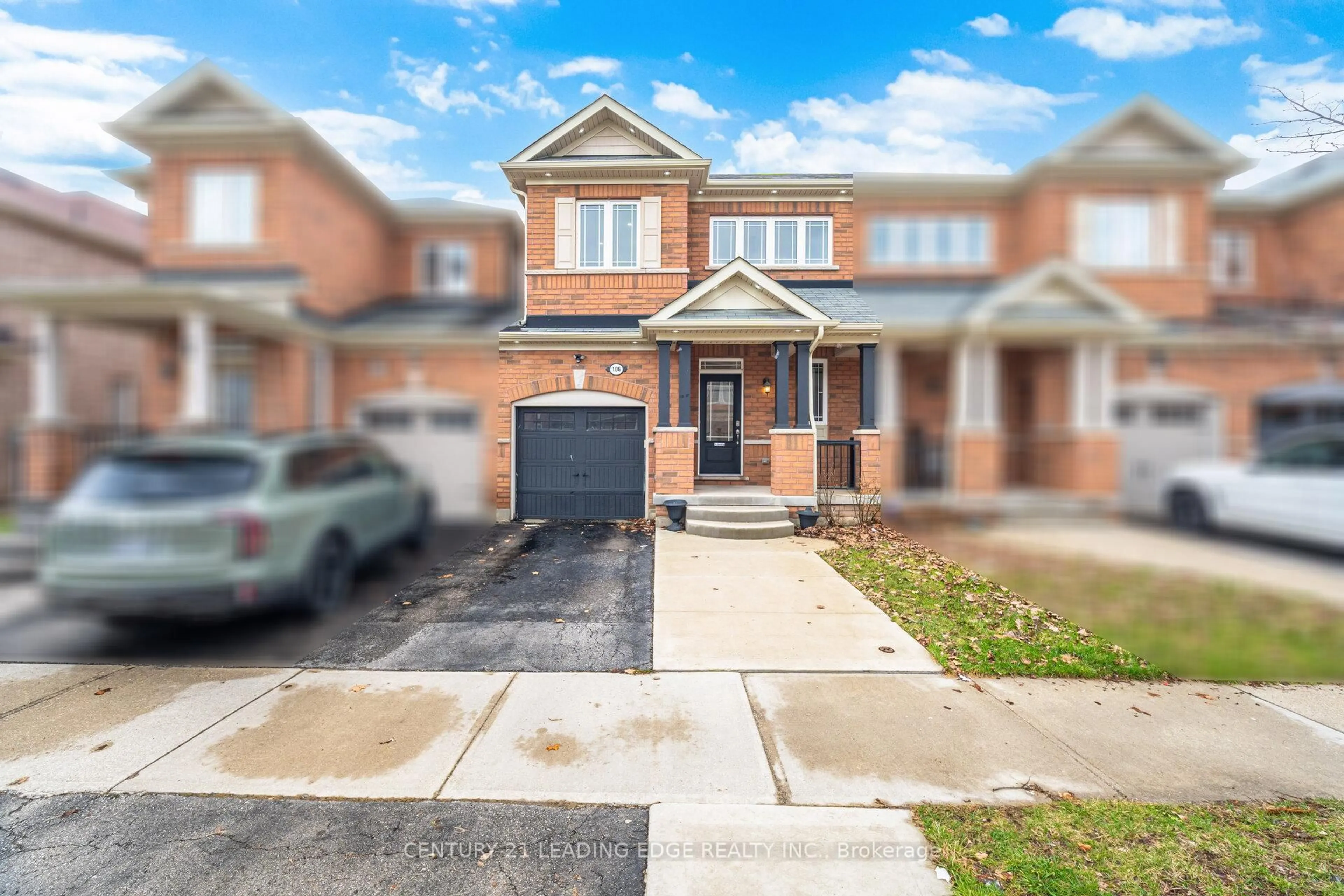 Home with brick exterior material, street for 106 Kempenfelt Tr, Brampton Ontario L7A 0Z9