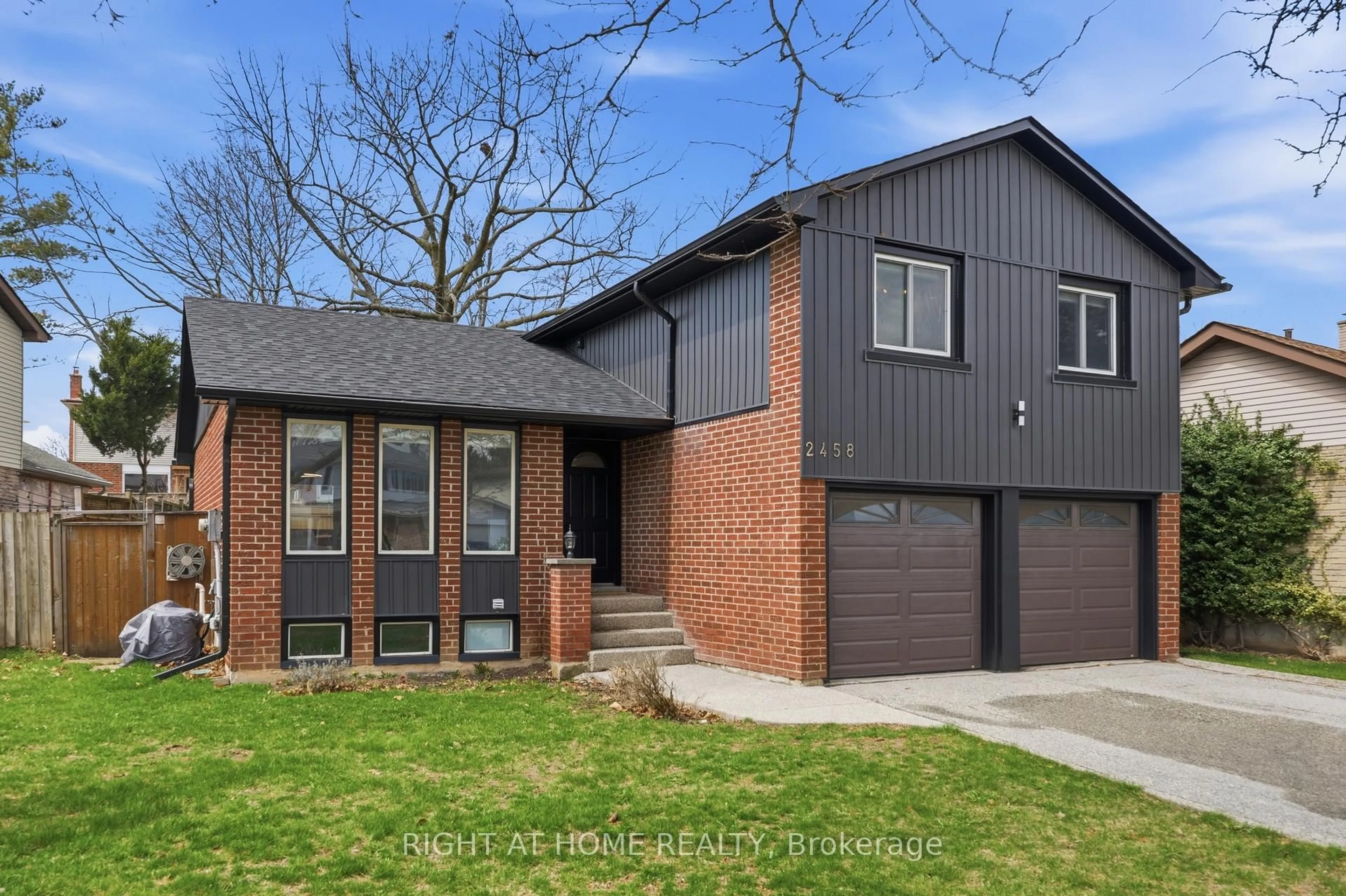 Home with brick exterior material, street for 2458 Cavendish Dr, Burlington Ontario L7P 3T8
