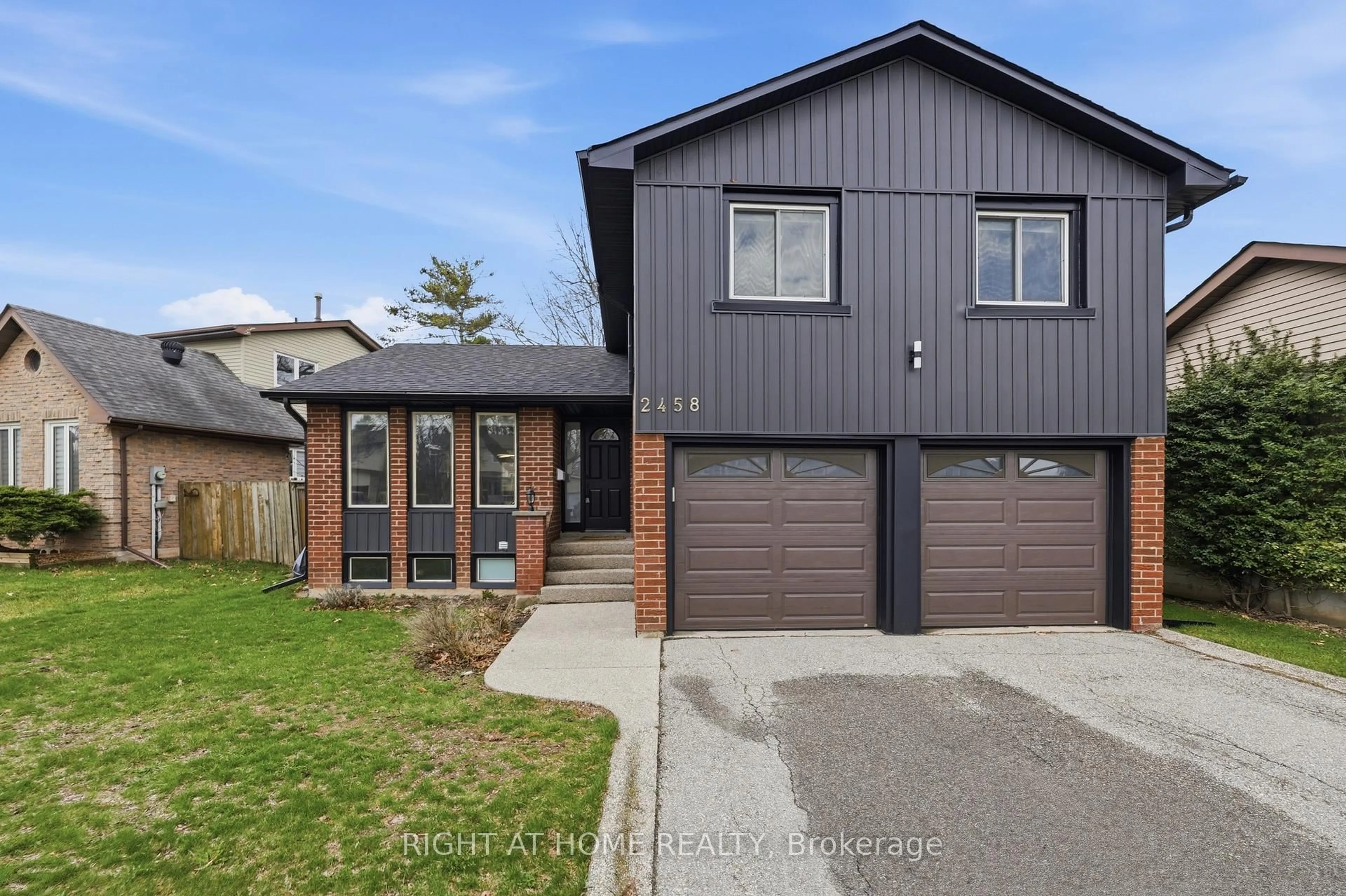 Home with brick exterior material, street for 2458 Cavendish Dr, Burlington Ontario L7P 3T8