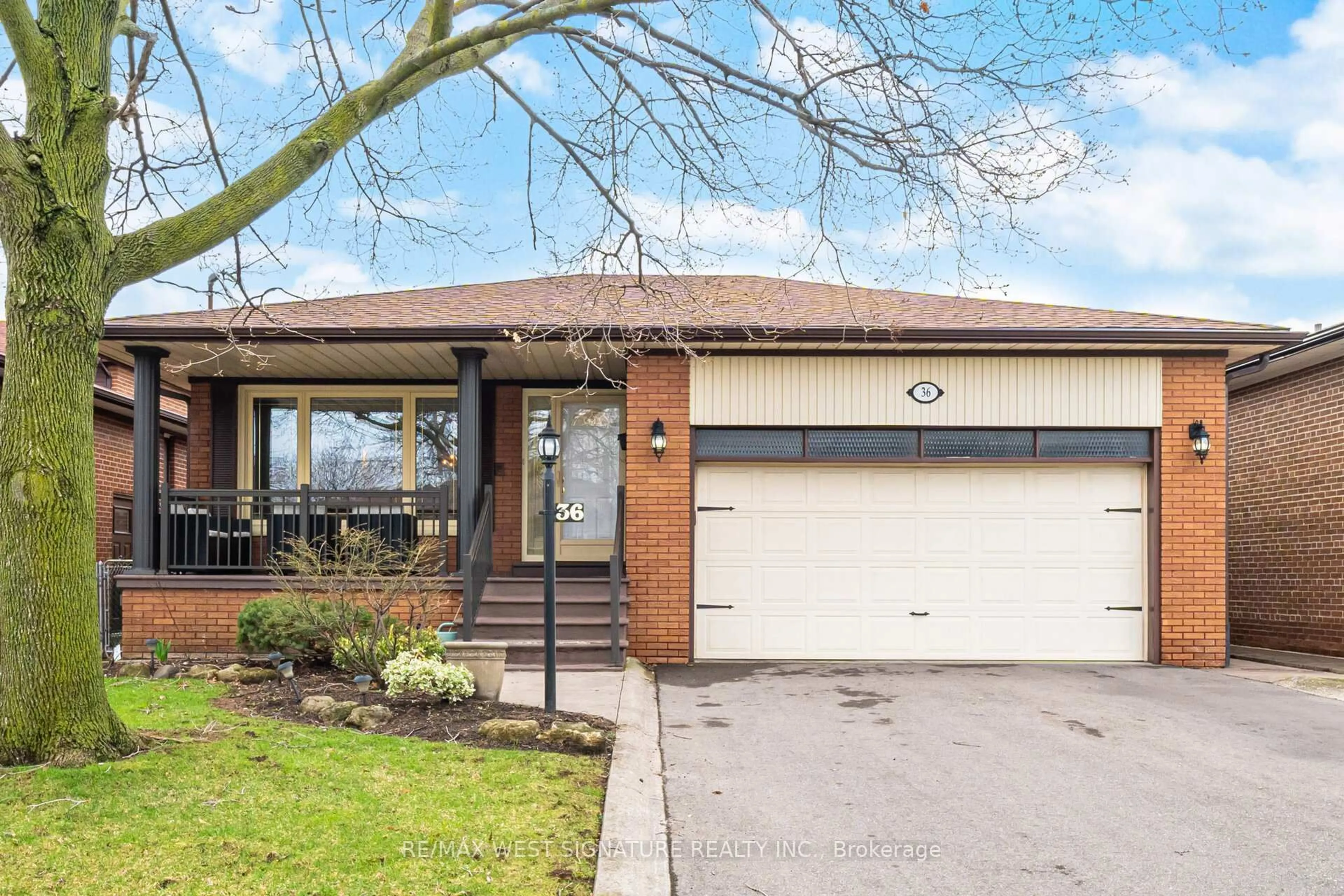 Home with brick exterior material, street for 36 Windsor Rd, Toronto Ontario M9R 3G4