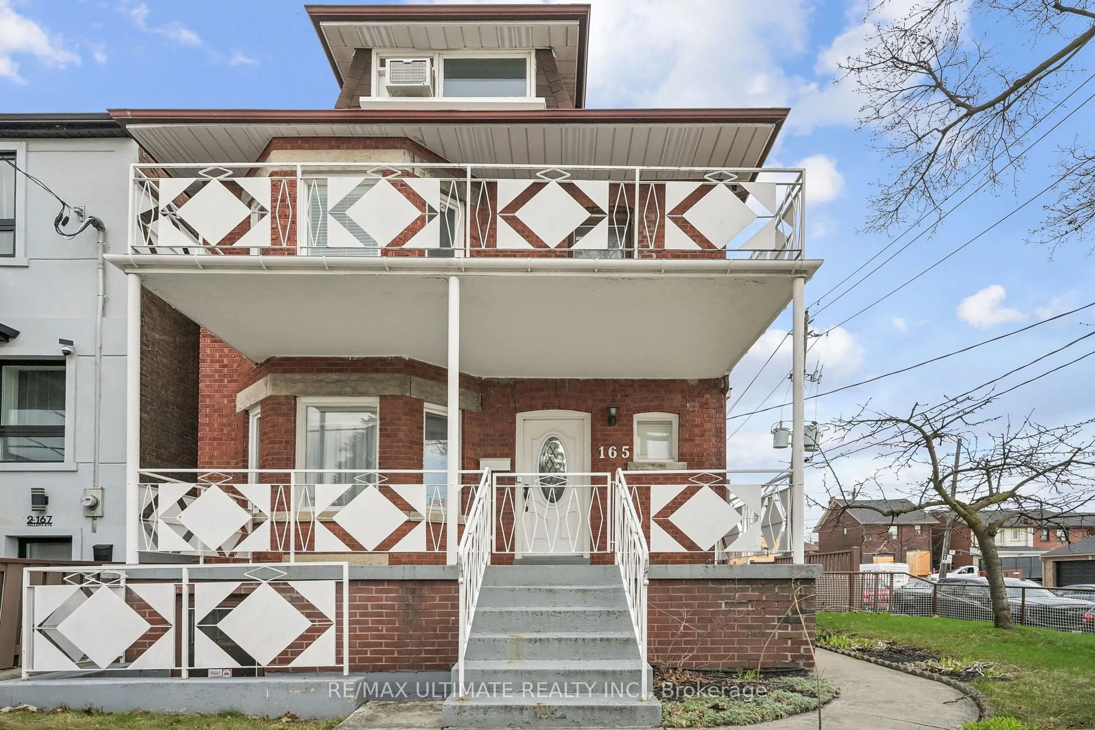 Home with brick exterior material, street for 165 Sellers Ave, Toronto Ontario M6E 3V3