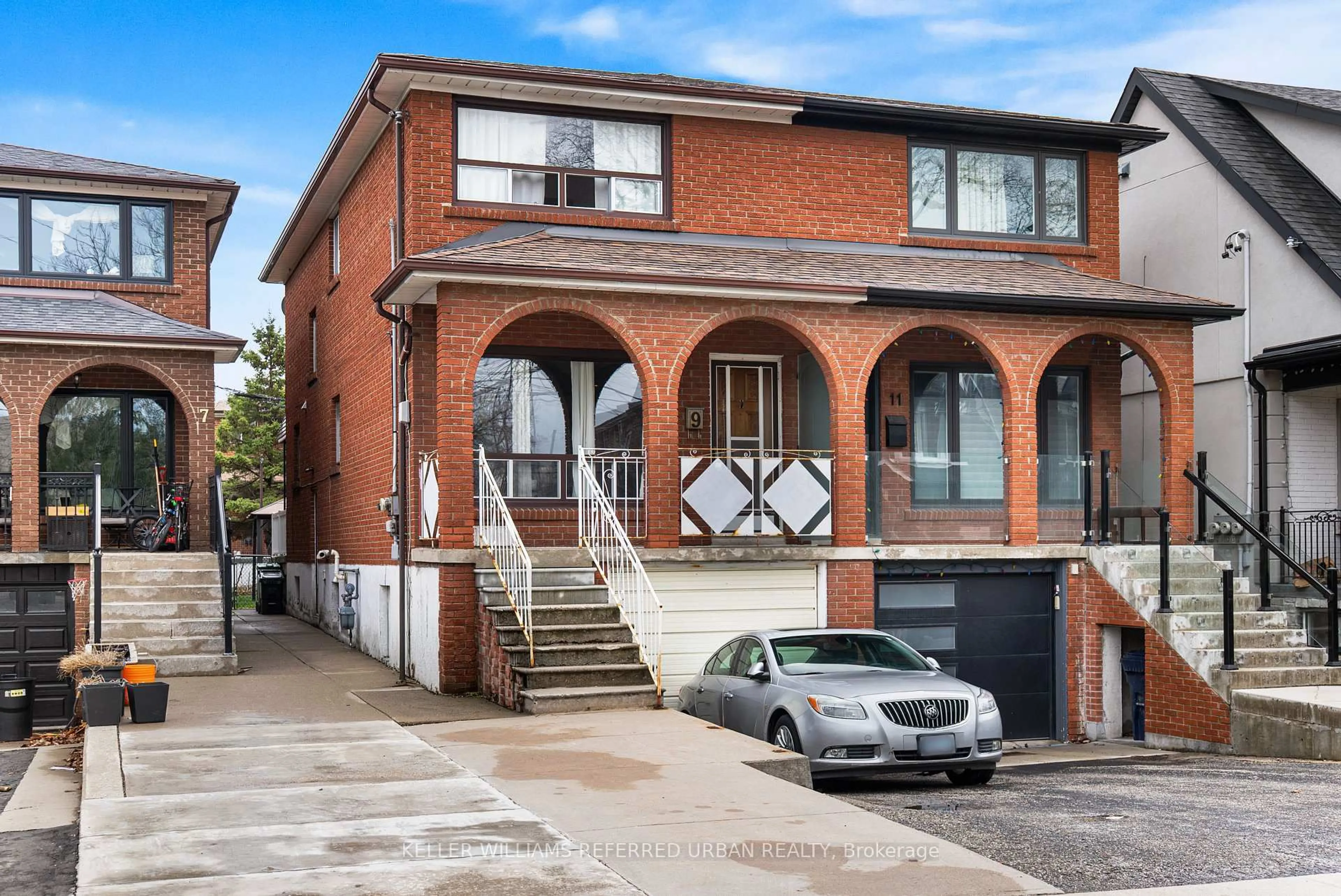 Home with brick exterior material, street for 9 Exeter St, Toronto Ontario M6N 1G3
