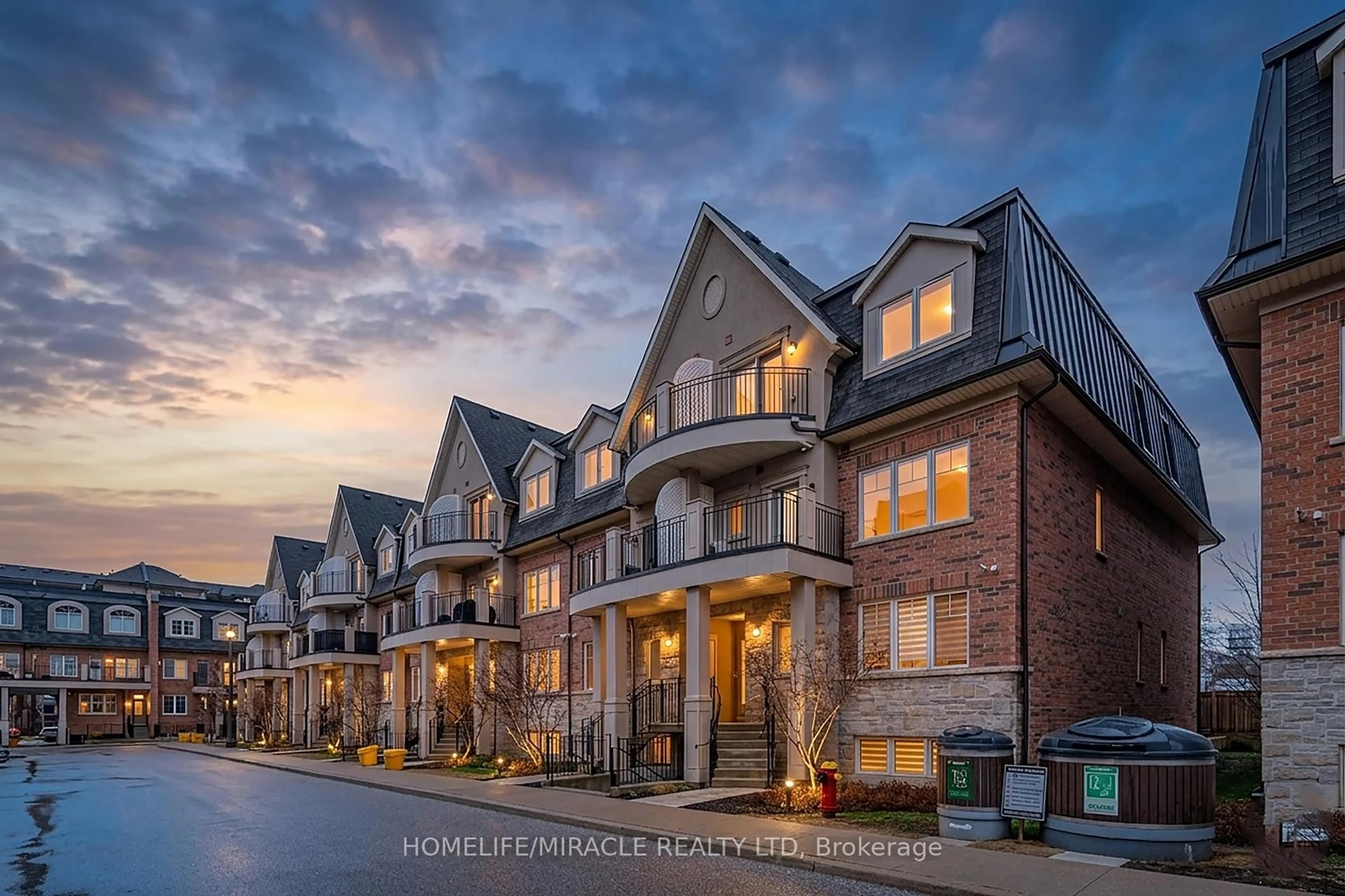 Home with brick exterior material, street for 2420 Baronwood Dr #8-01, Oakville Ontario L6M 0X6