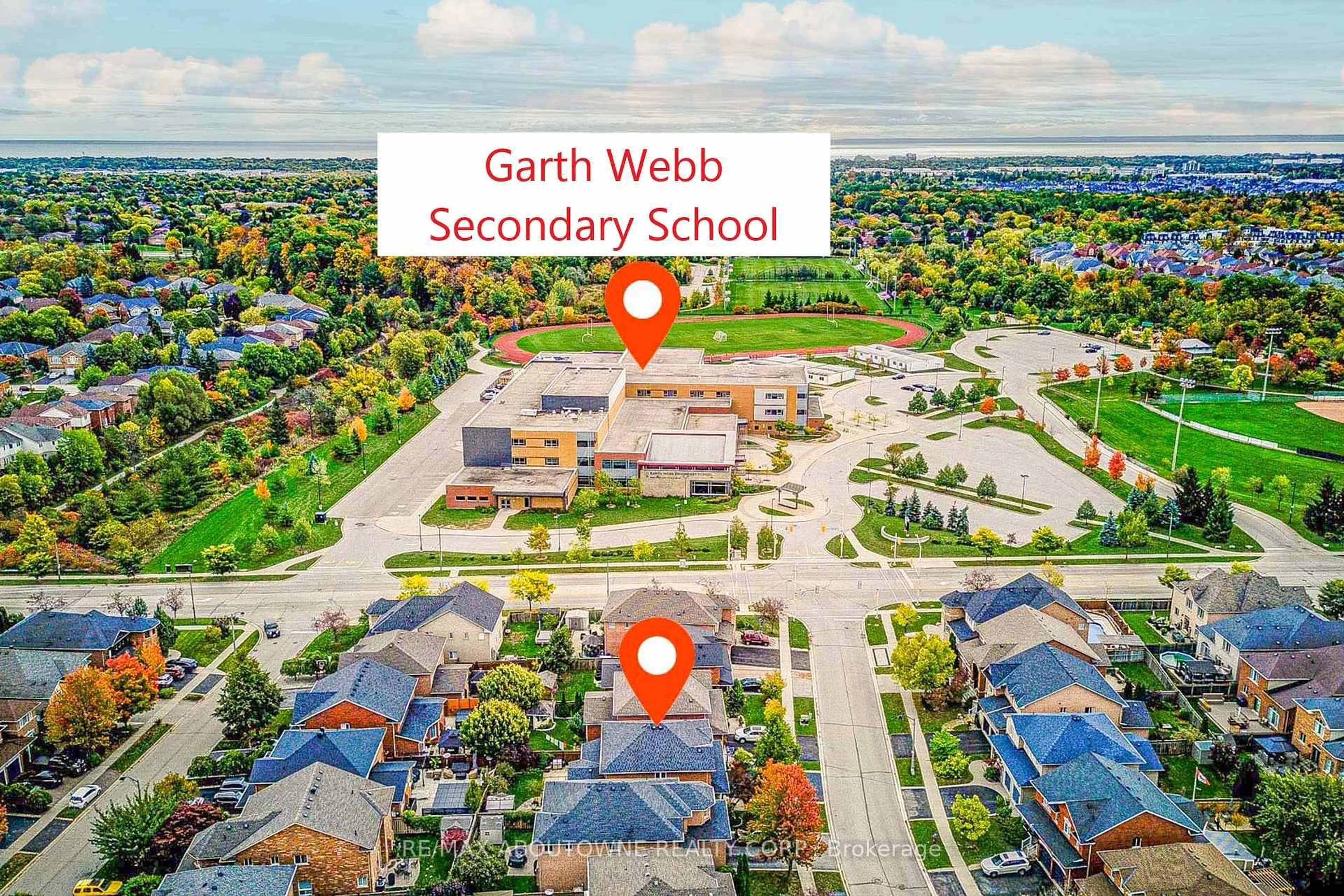 Picture of a map for 2181 Stratus Dr, Oakville Ontario L6M 4W5