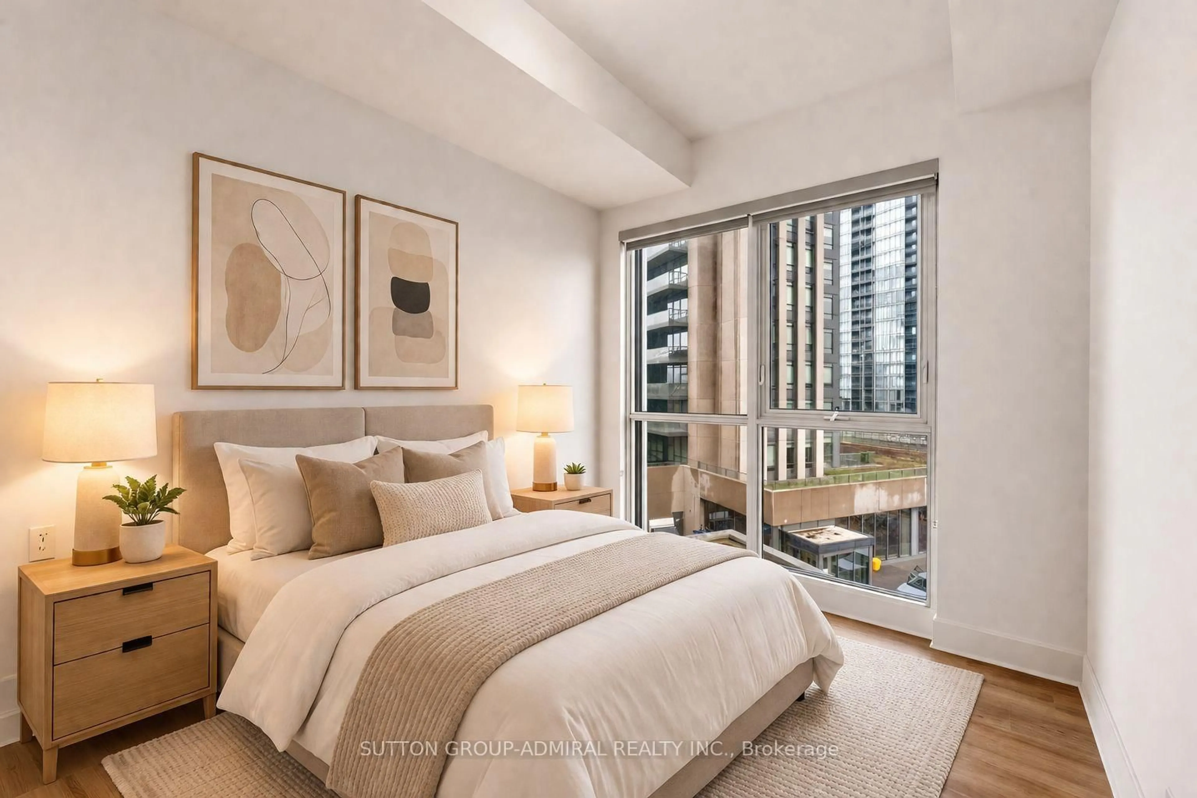 Bedroom with bed, unknown for 10 Park Lawn Rd #625, Toronto Ontario M8V 0H9